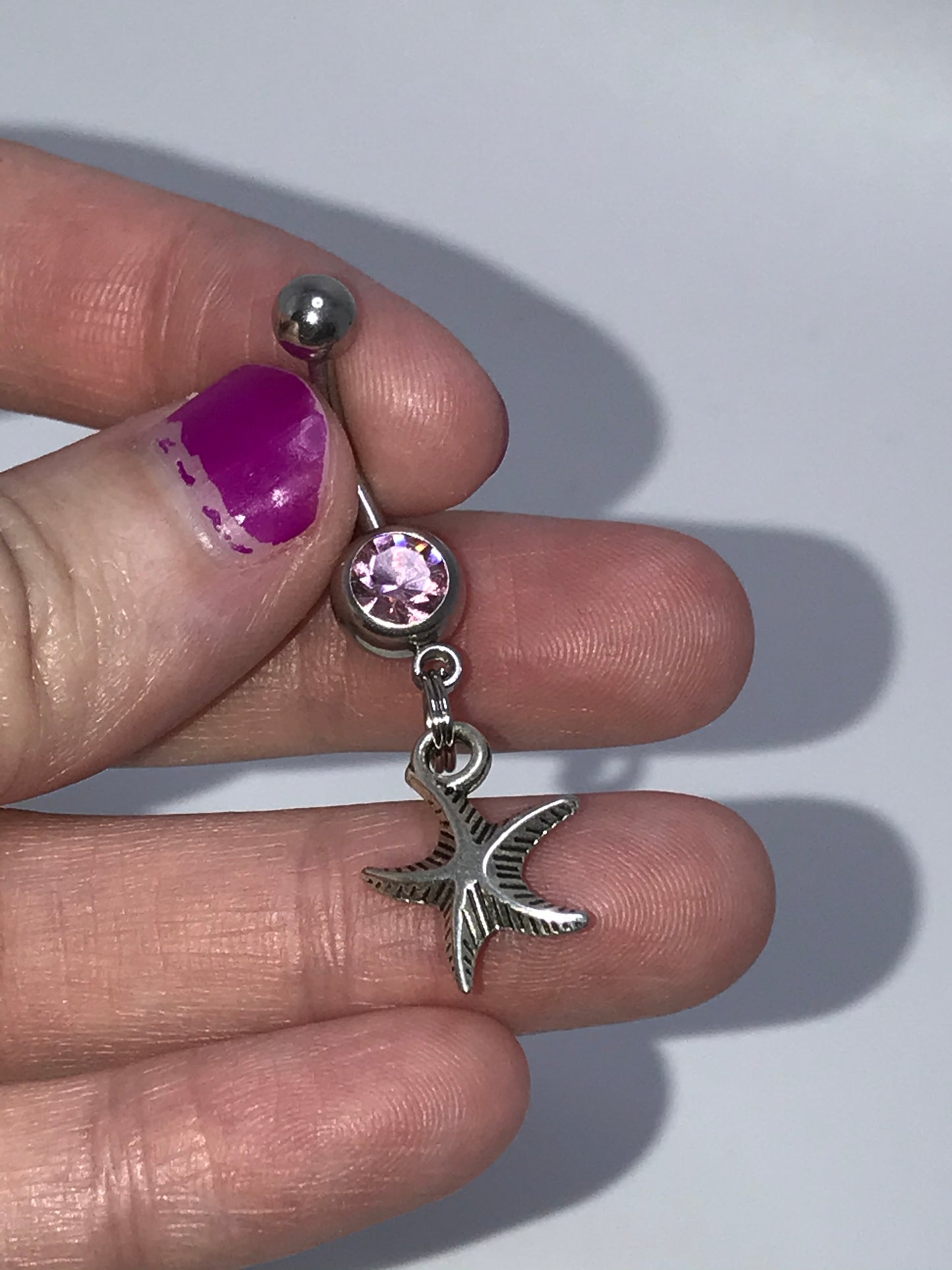 Starfish Dangle Belly Ring