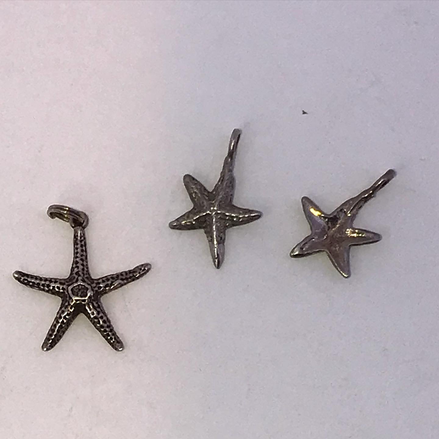 Small Silver Starfish Pendant