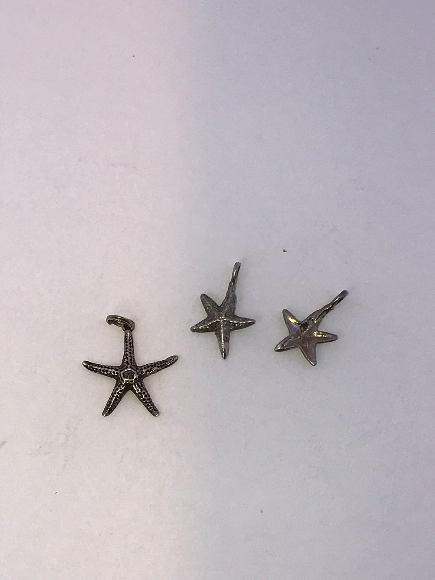 Small Silver Starfish Pendant