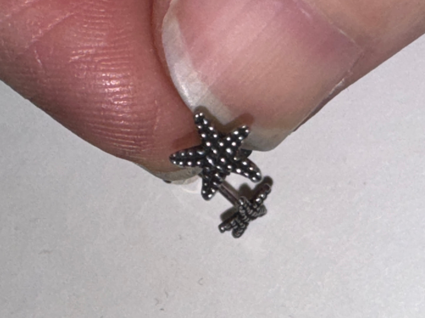 Sterling Silver Starfish Post Earrings