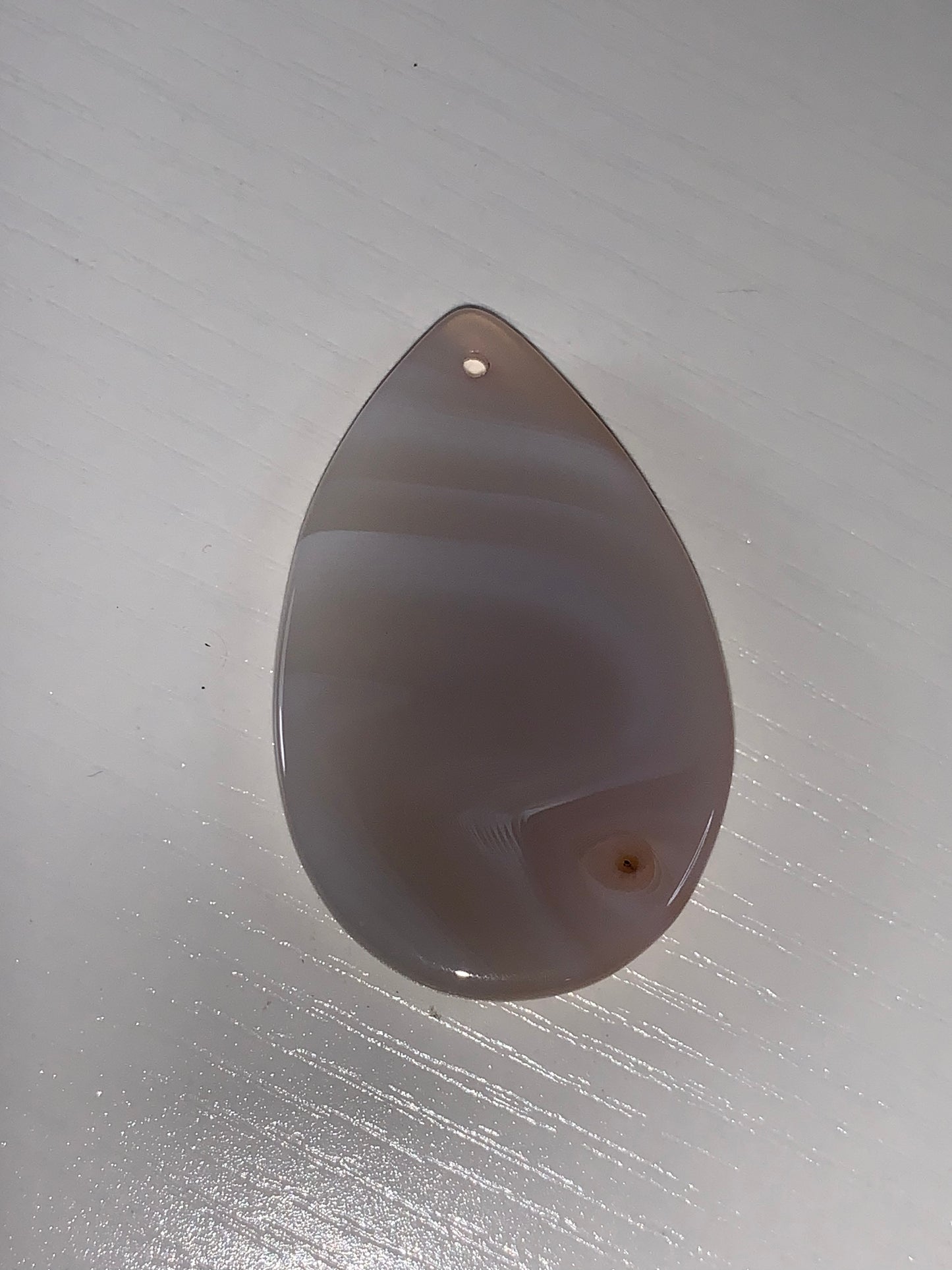 Teardrop Botswana Agate Gemstone Pendant