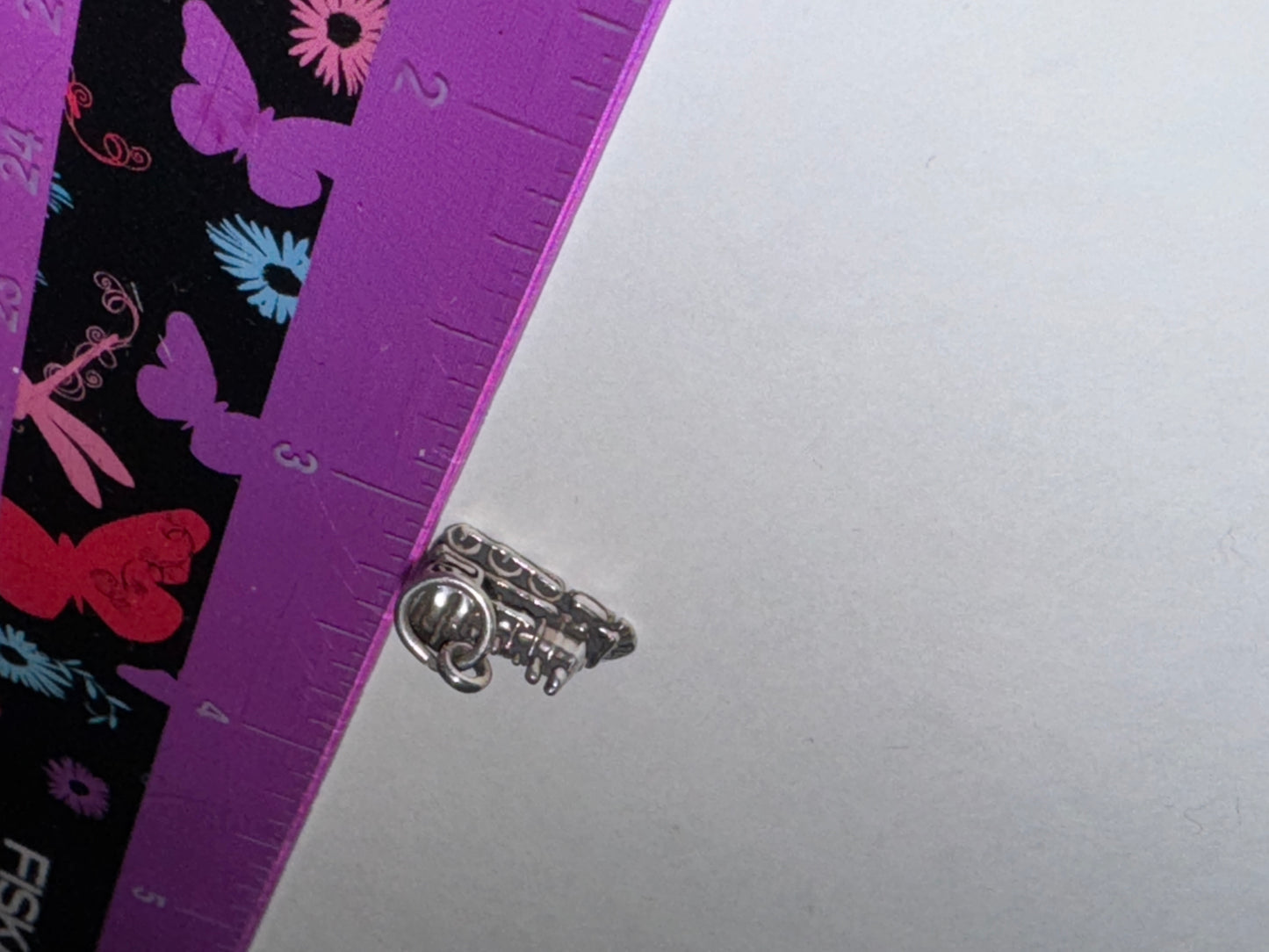 Sterling Silver Train Pendant