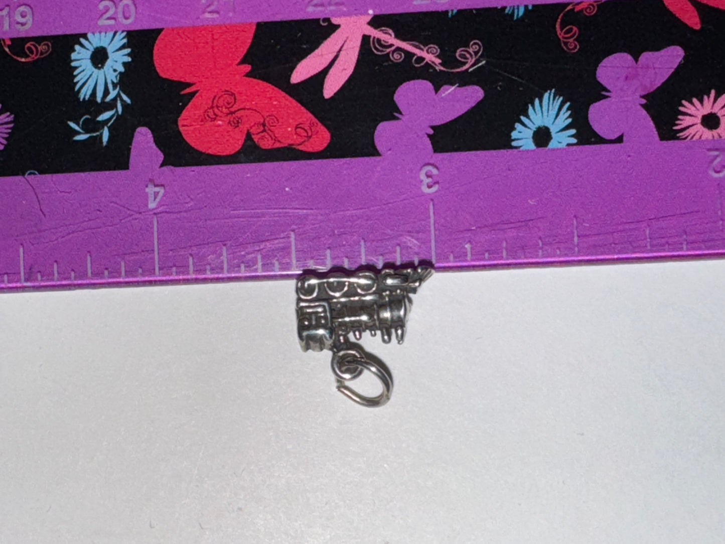 Sterling Silver Train Pendant