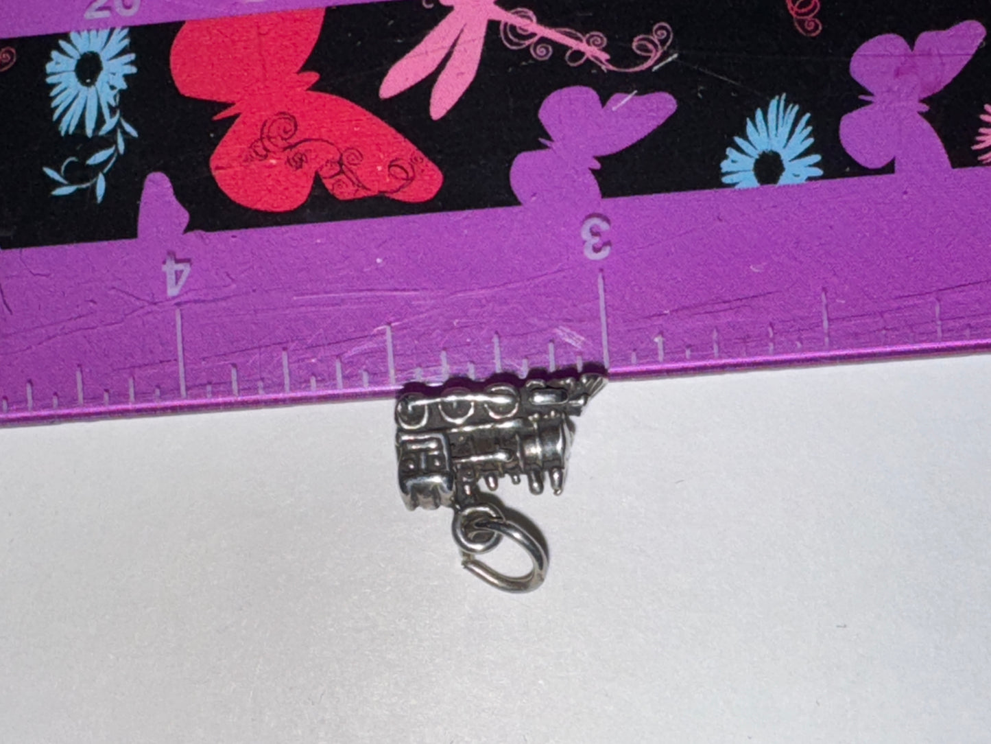 Sterling Silver Train Pendant