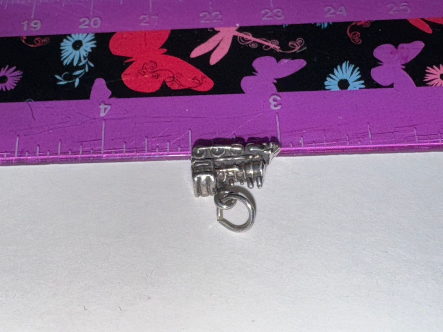 Sterling Silver Train Pendant