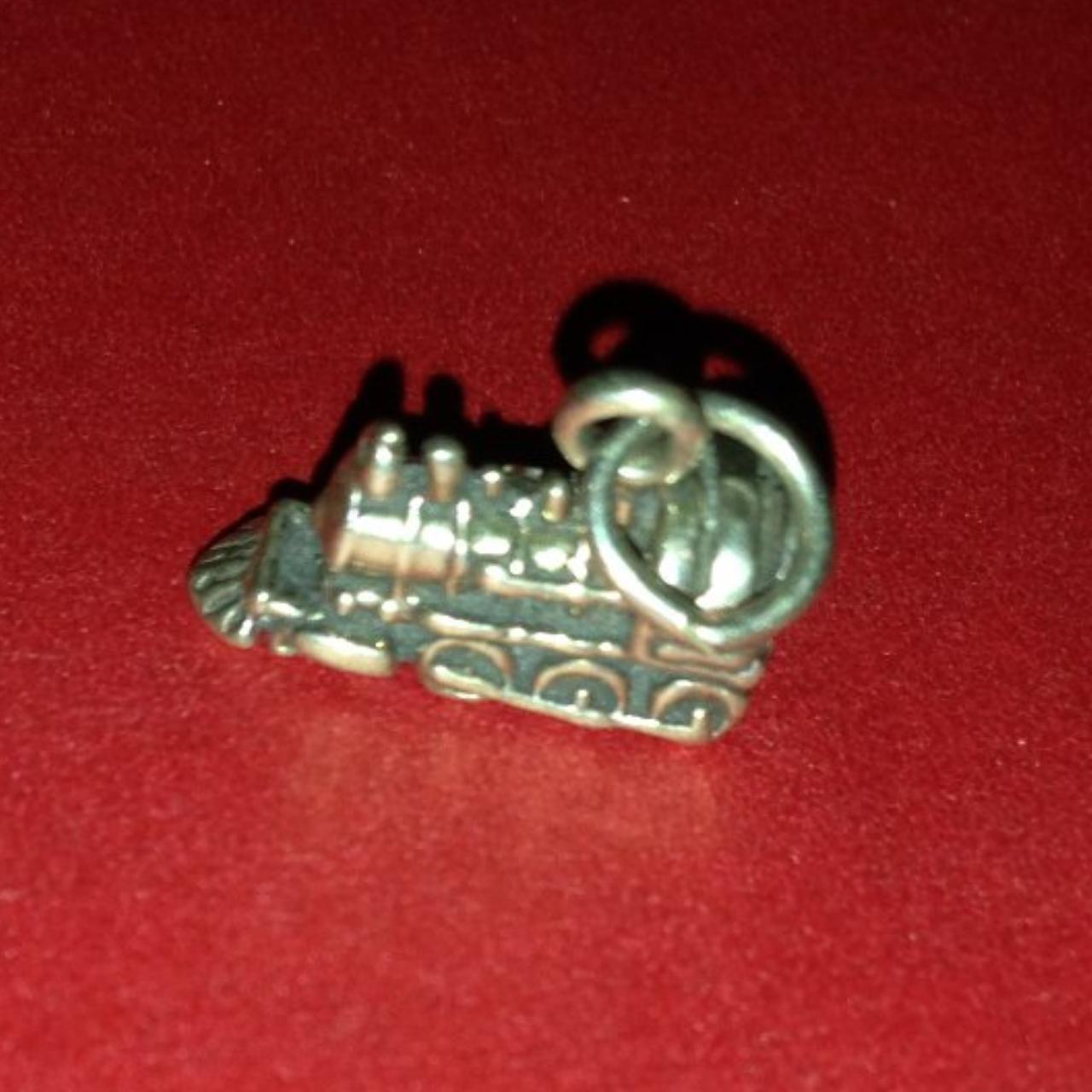 Sterling Silver Train Pendant