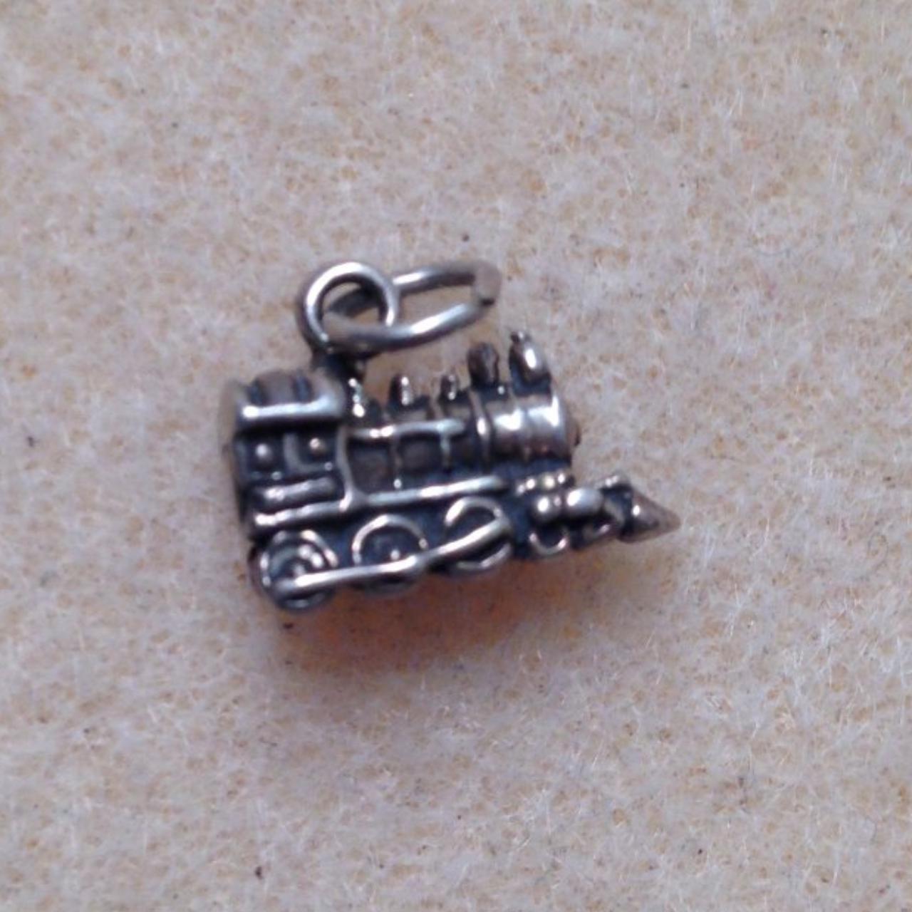 Sterling Silver Train Pendant