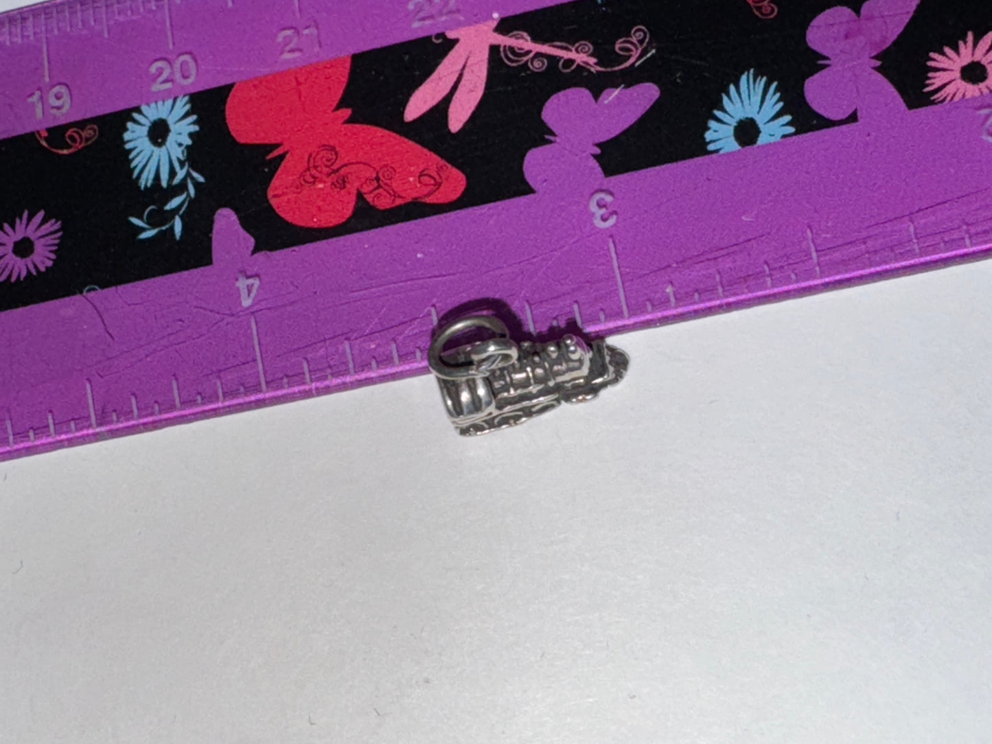 Sterling Silver Train Pendant