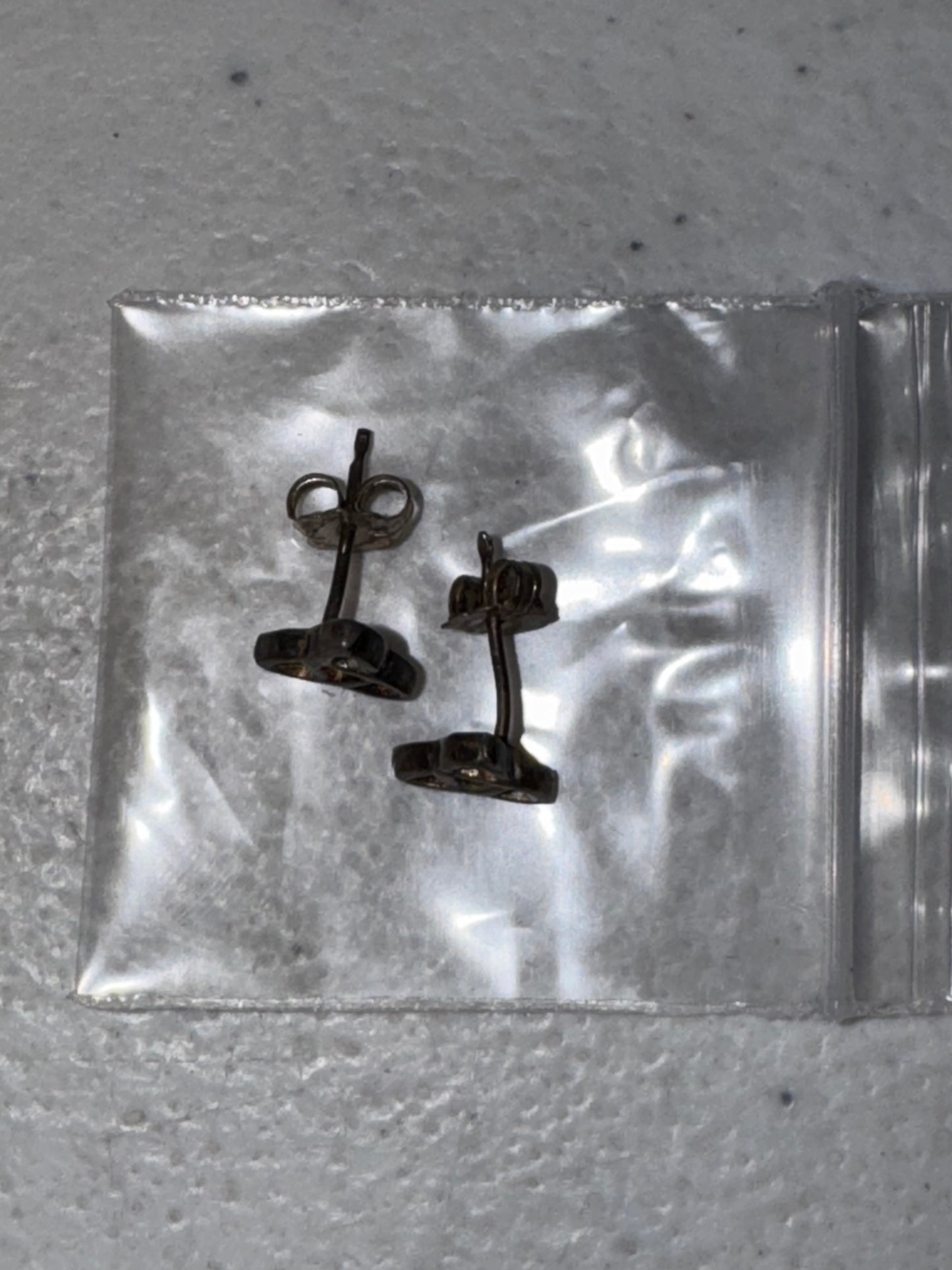 Sterling Silver Triple Triquetra Celtic Post Earrings