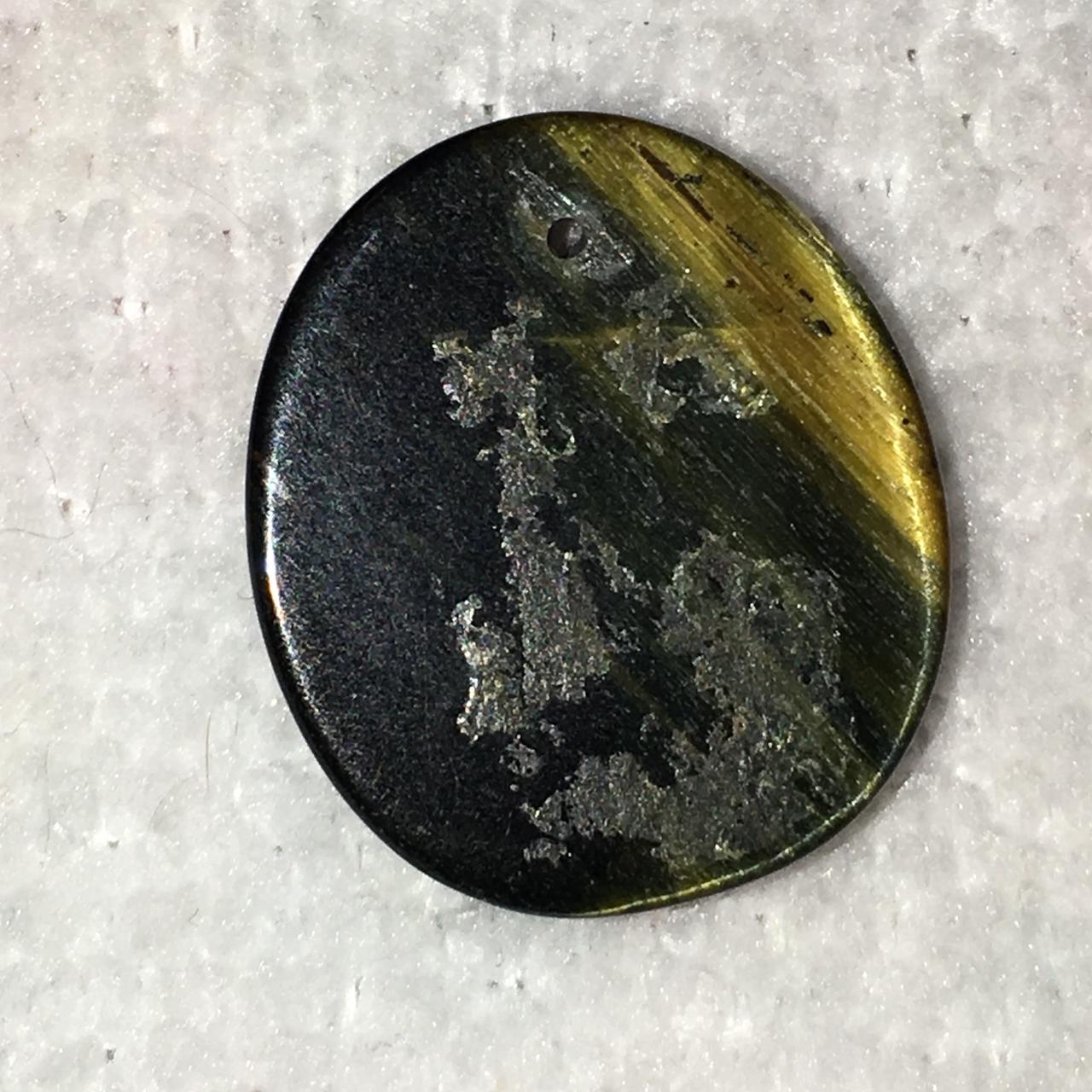 Turtle Design Tigerseye Cabochon