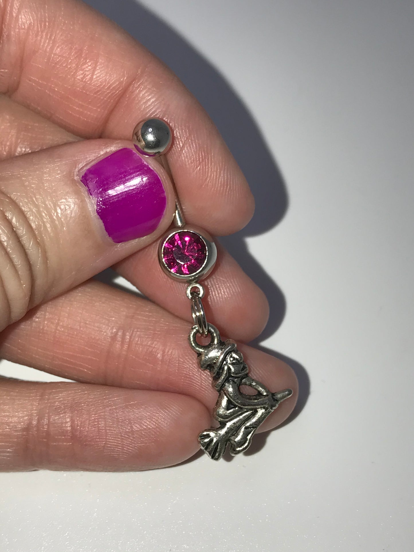 Witch Dangle Belly Ring