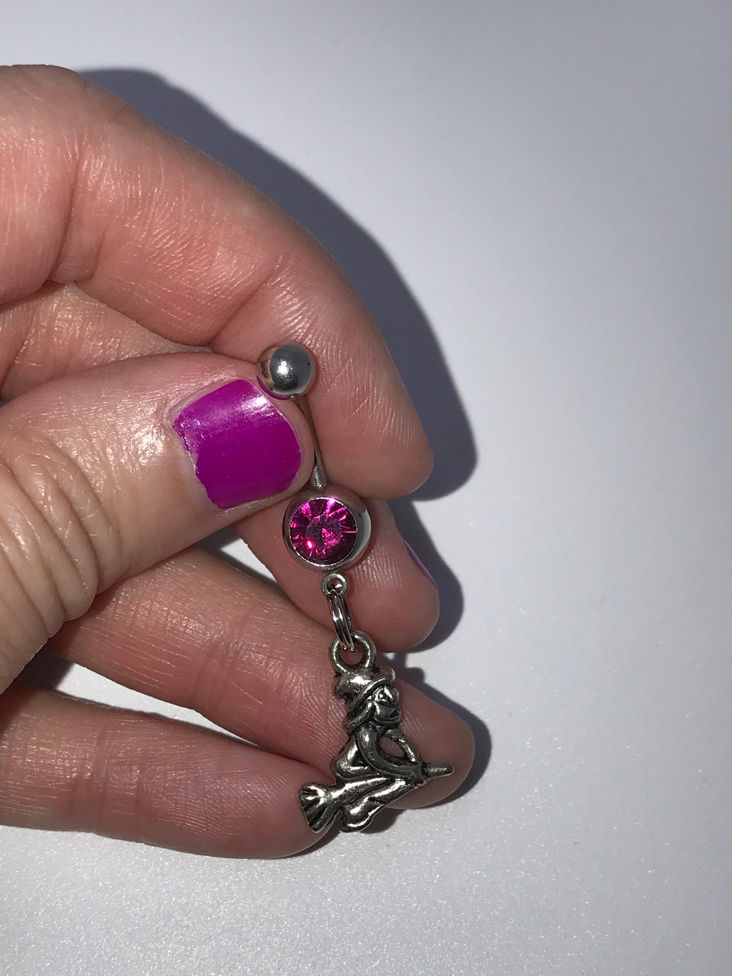 Witch Dangle Belly Ring