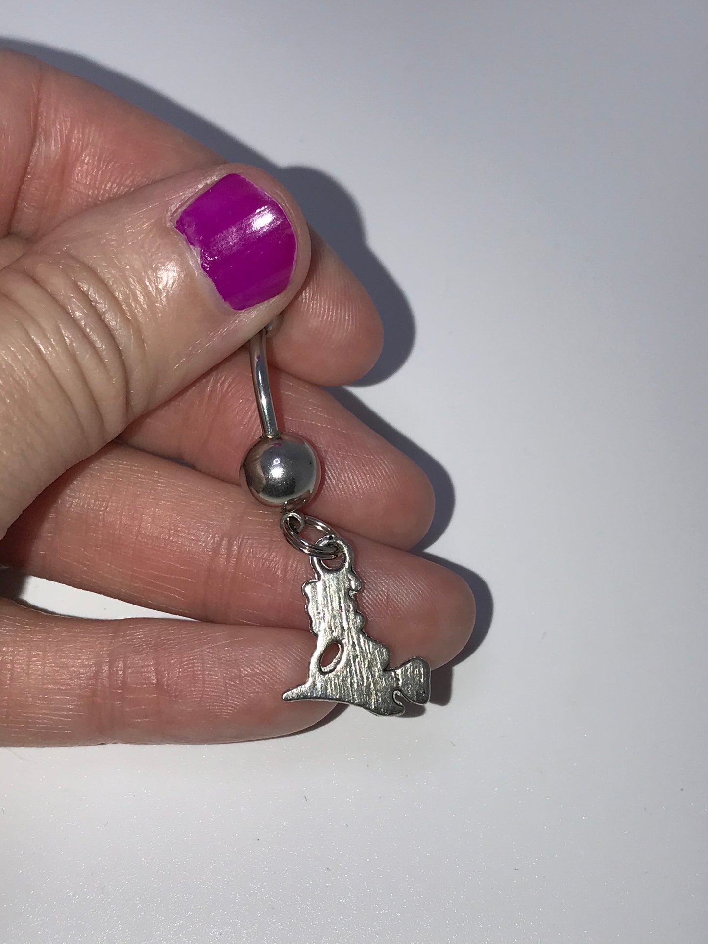 Witch Dangle Belly Ring