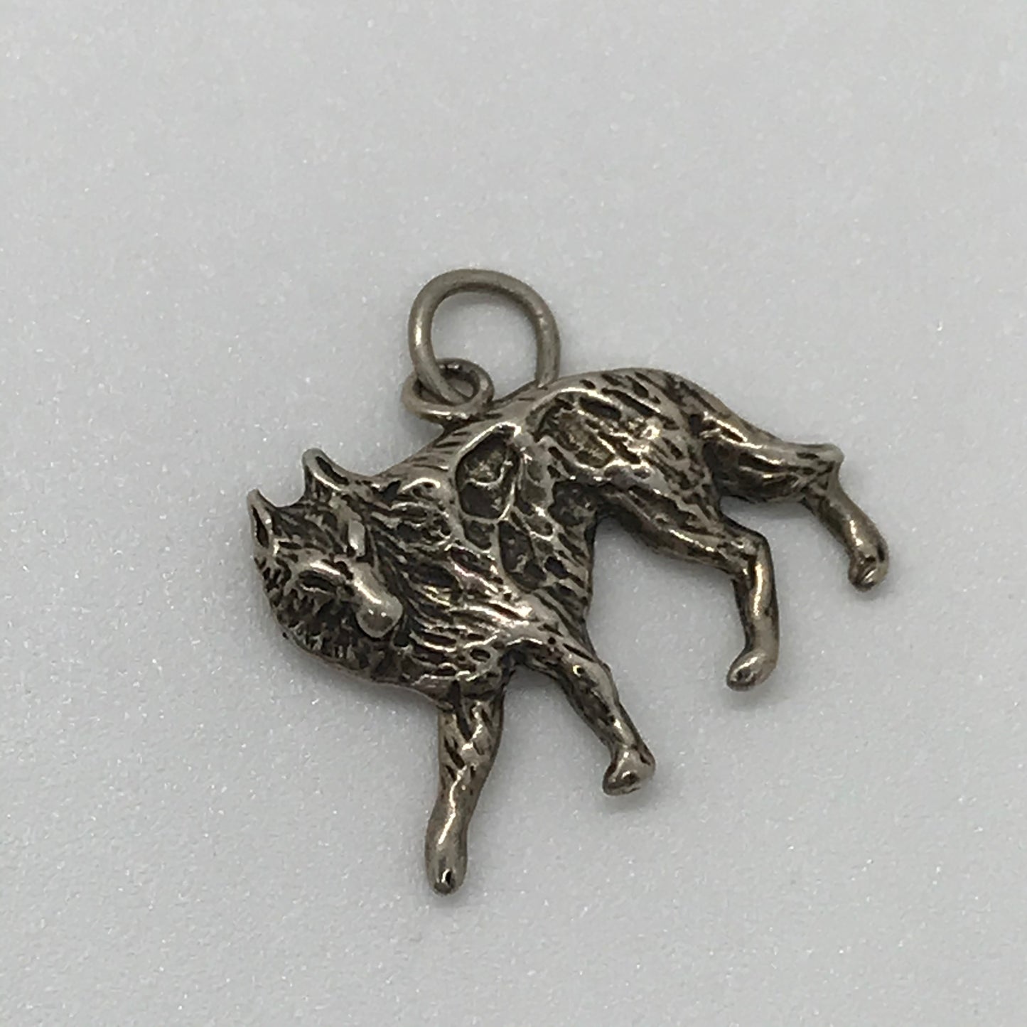 Sterling Silver Wolf Pendant