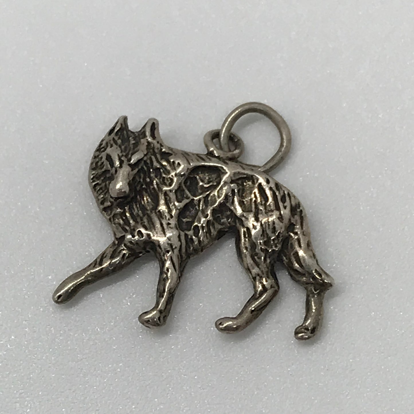 Sterling Silver Wolf Pendant