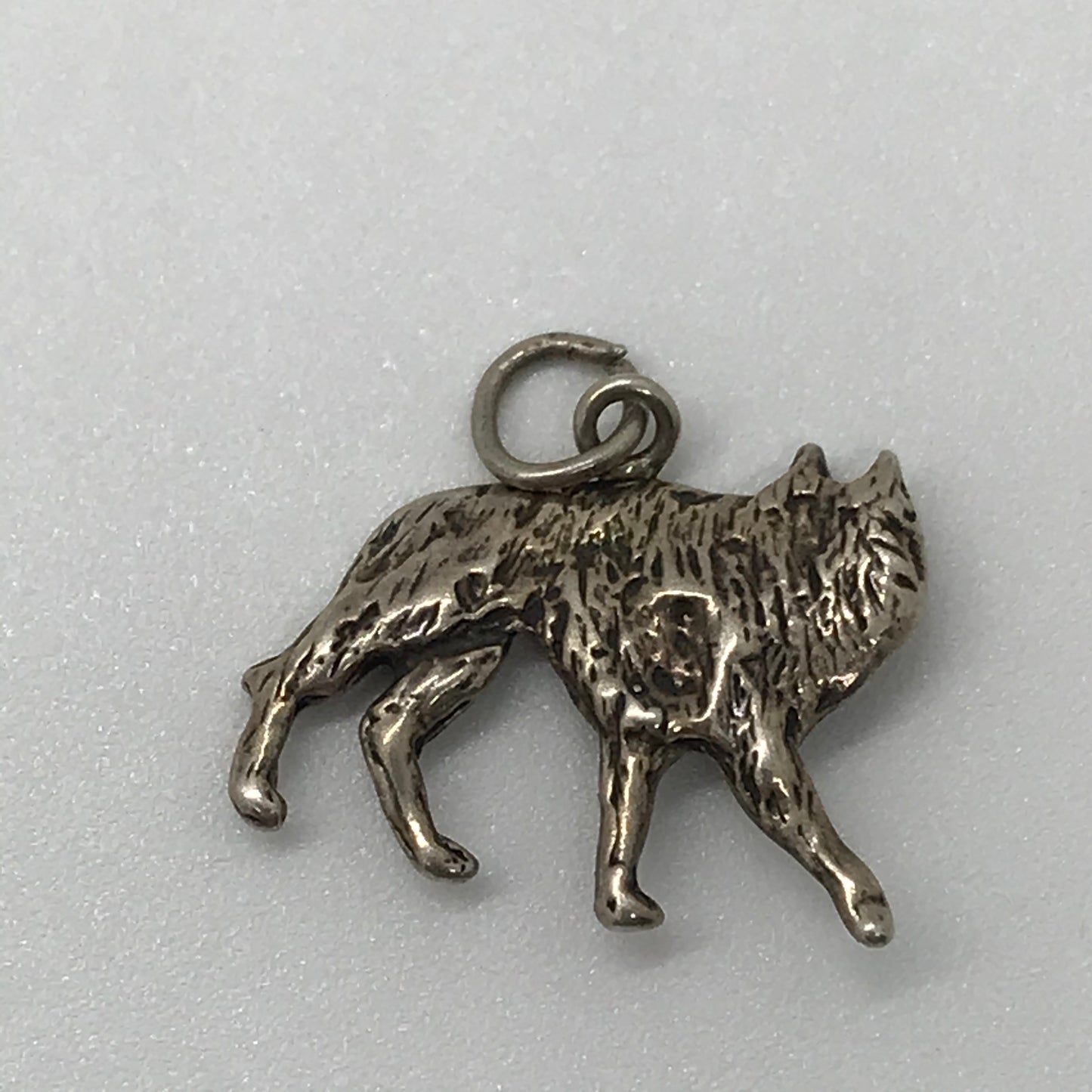 Sterling Silver Wolf Pendant