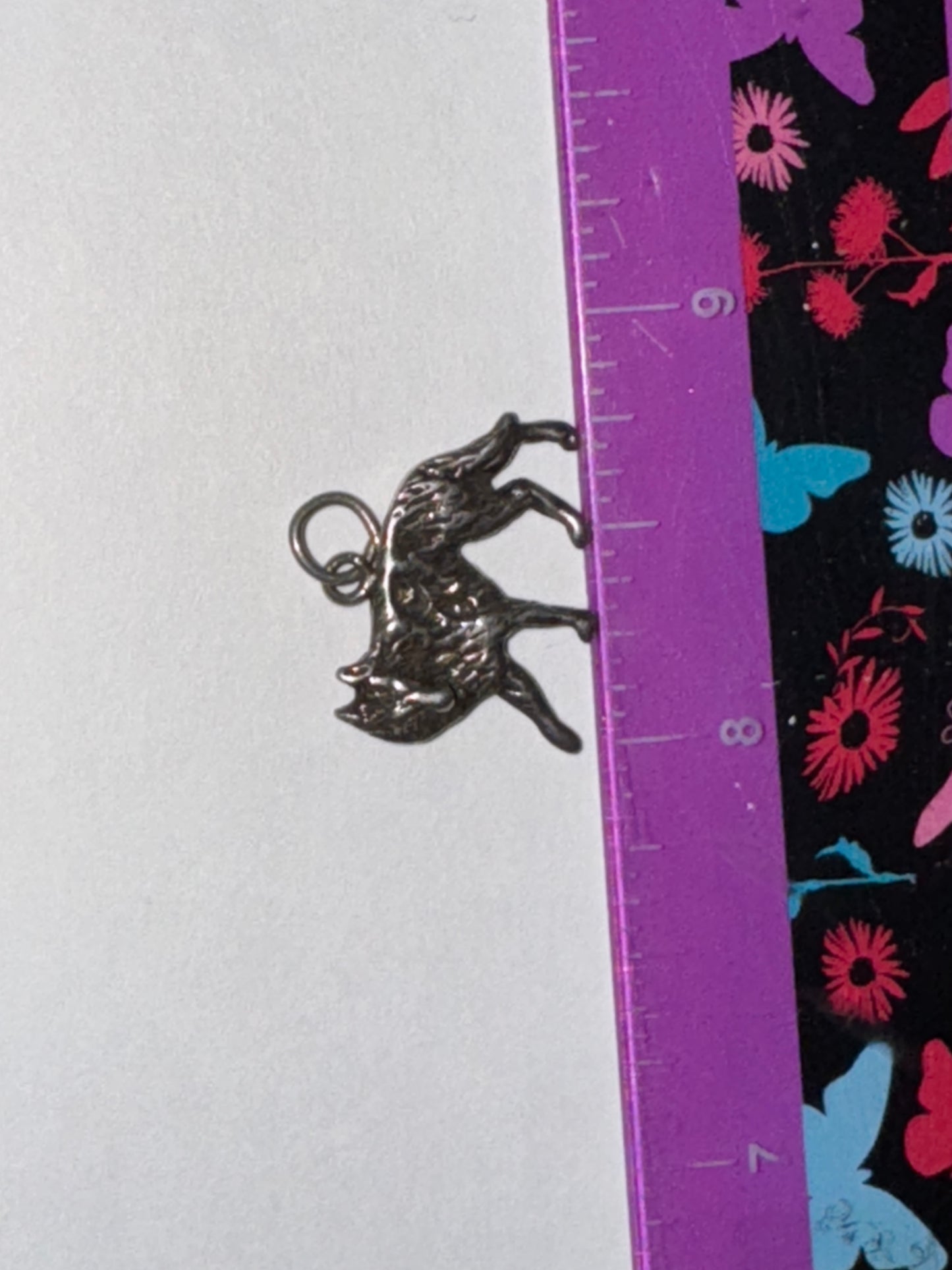 Sterling Silver Wolf Pendant