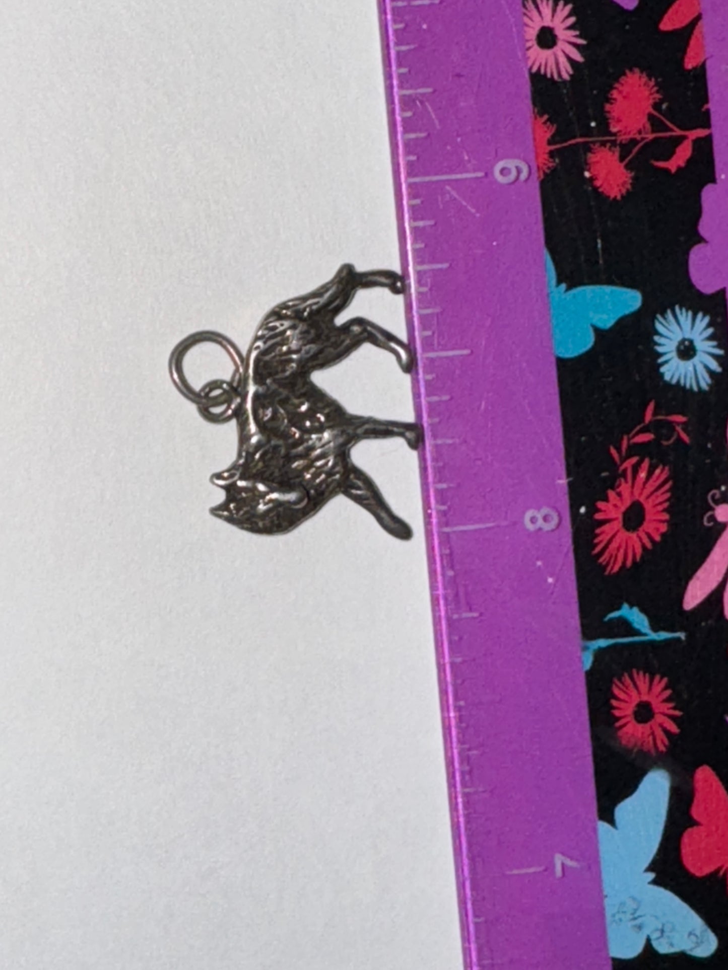 Sterling Silver Wolf Pendant