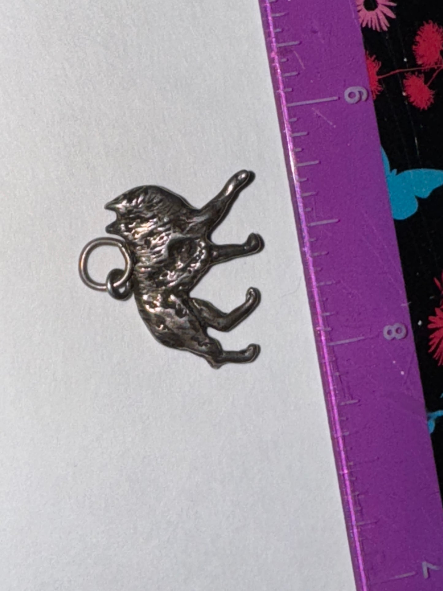 Sterling Silver Wolf Pendant