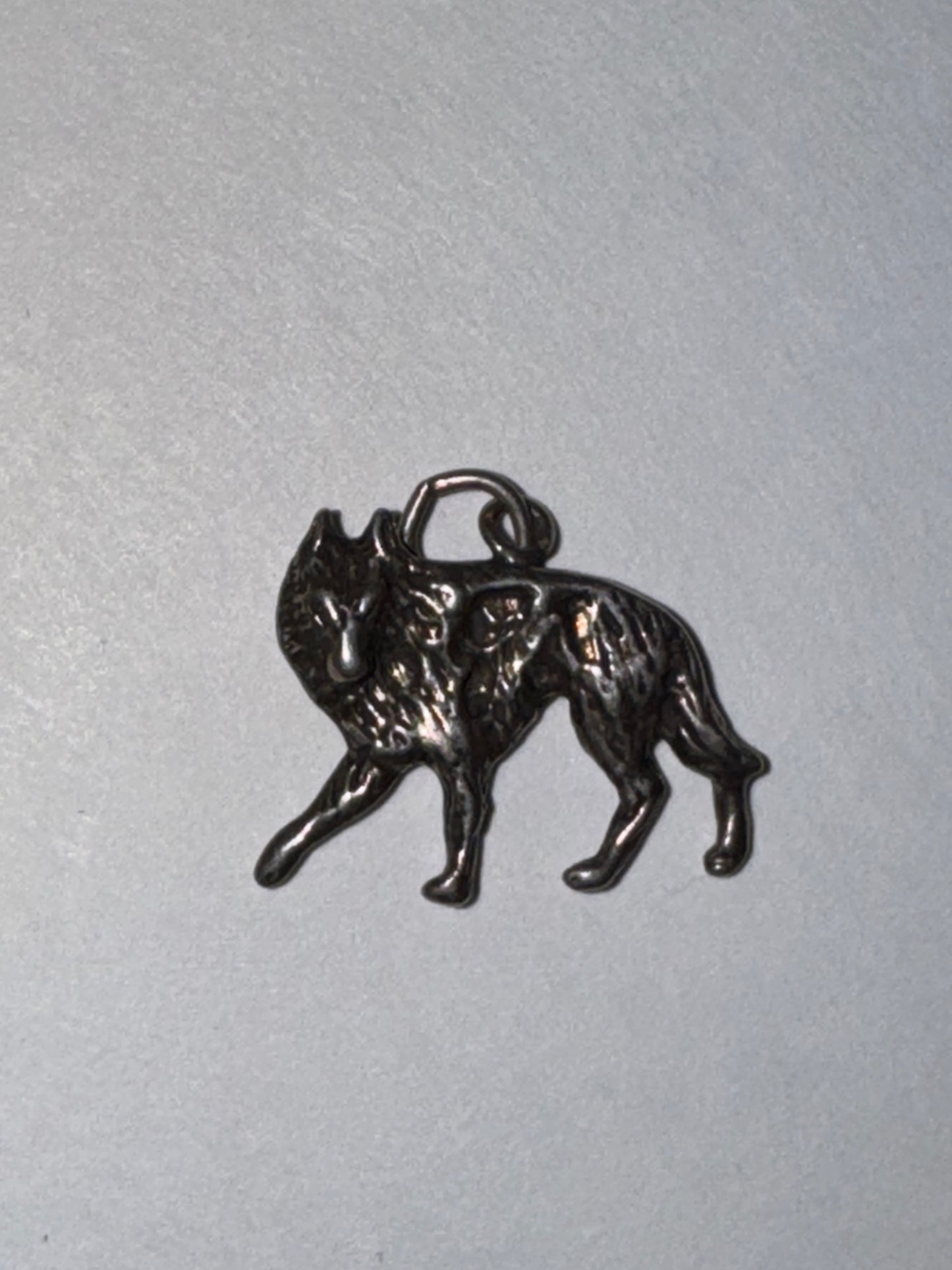 Sterling Silver Wolf Pendant