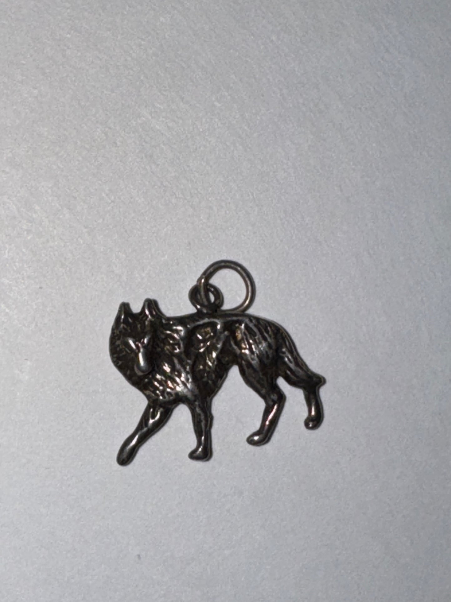Sterling Silver Wolf Pendant
