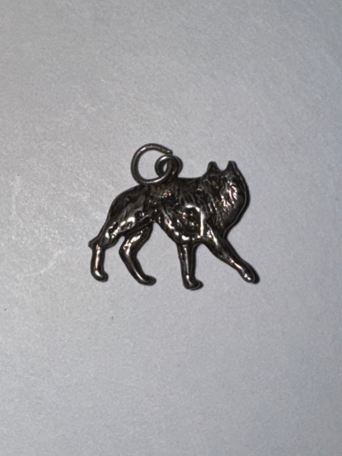 Sterling Silver Wolf Pendant