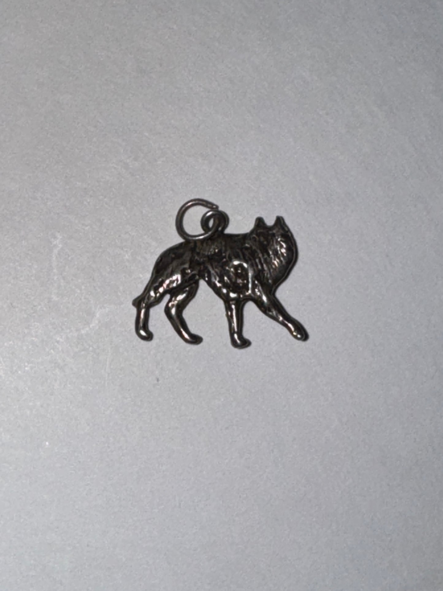 Sterling Silver Wolf Pendant
