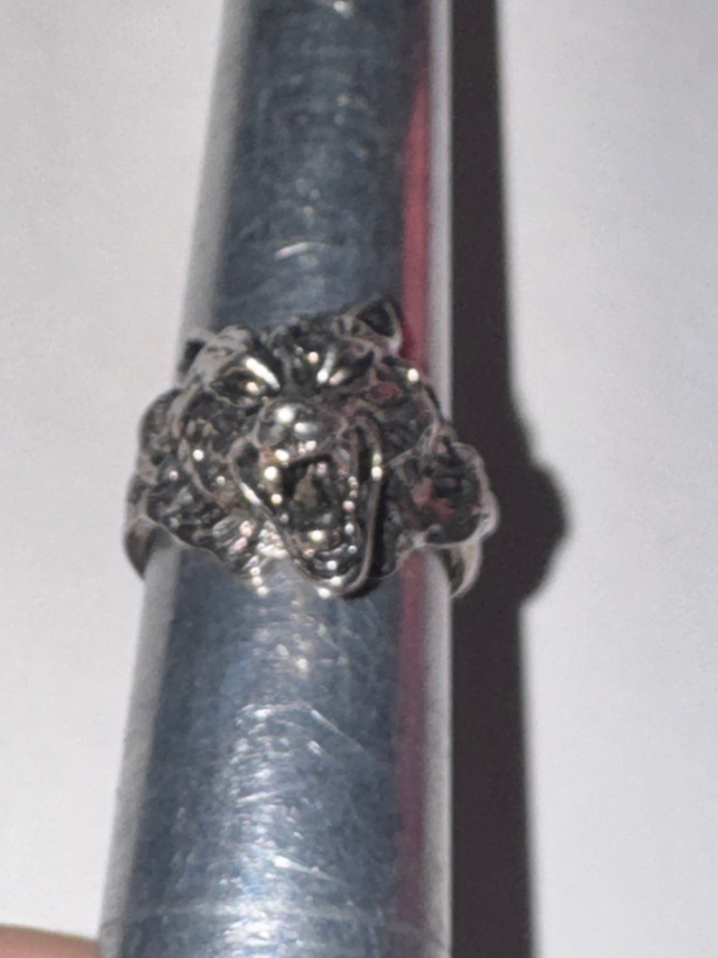 Wolf's Head Ring, Size 10