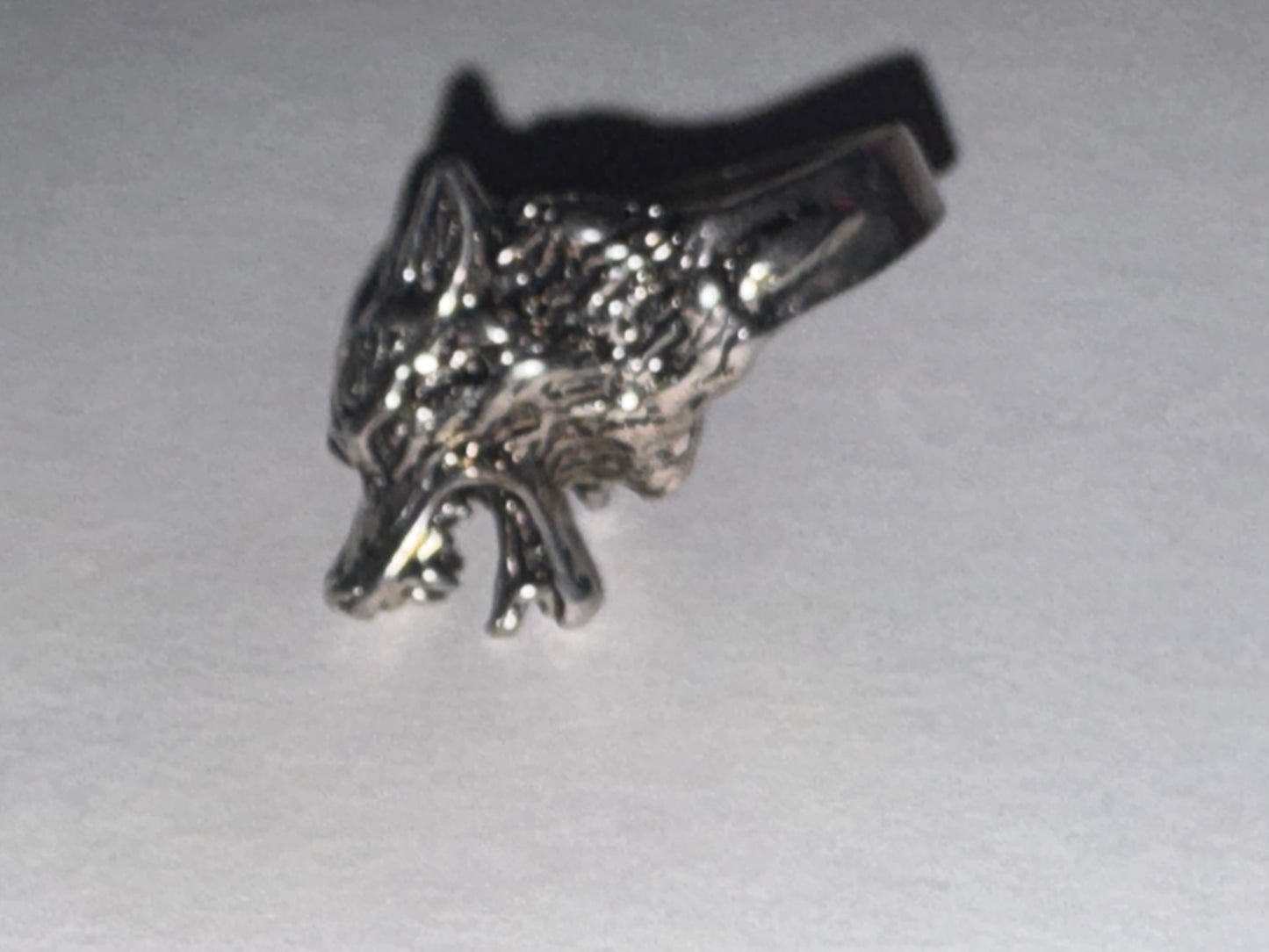 Wolf's Head Ring, Size 10