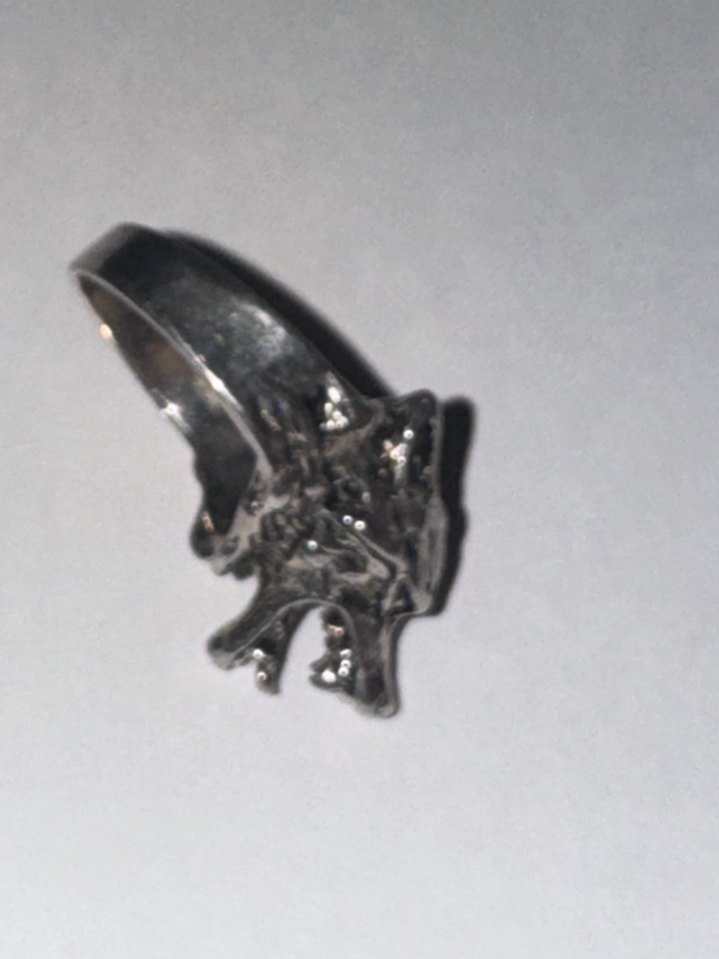 Wolf's Head Ring, Size 10