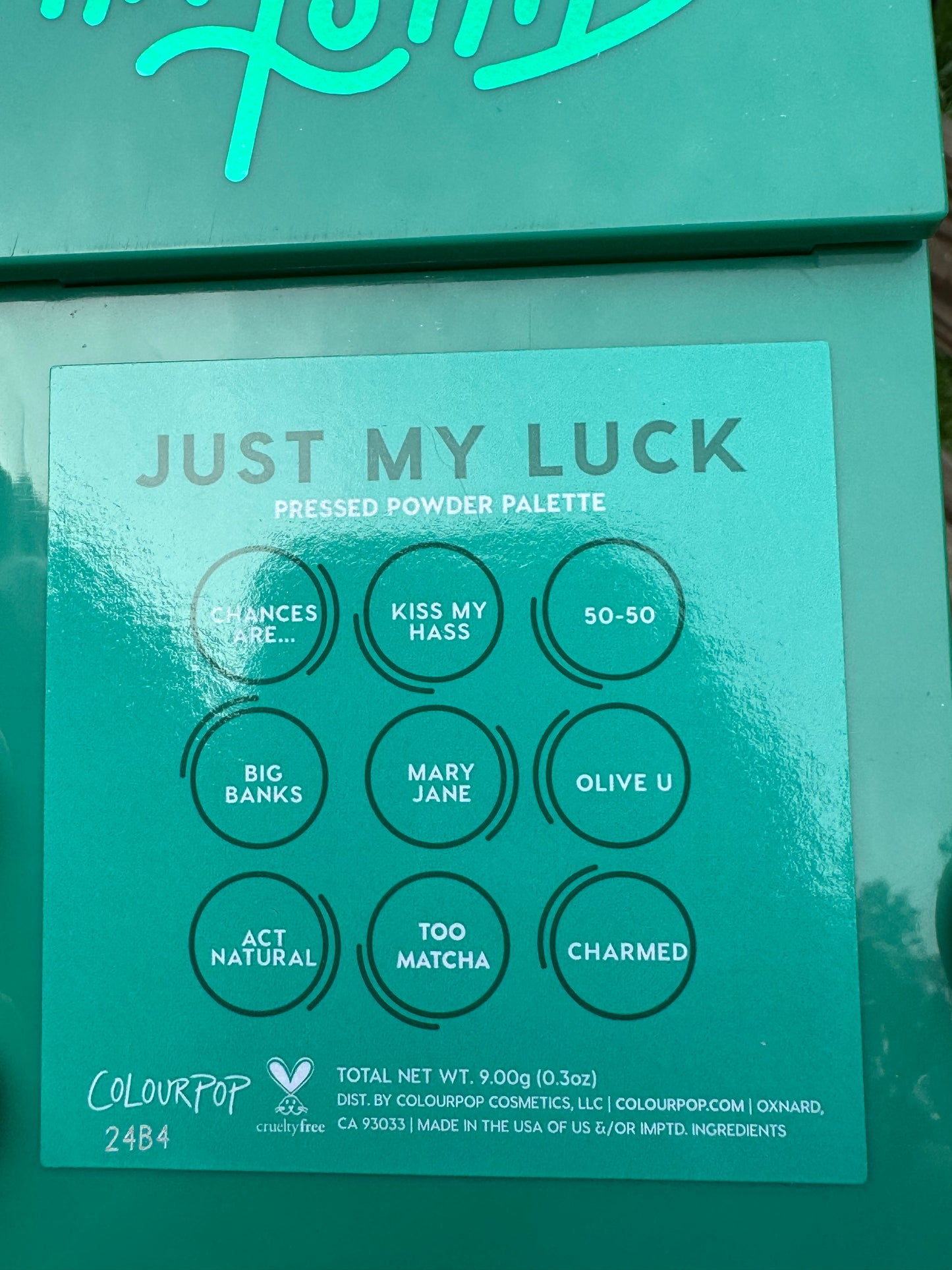 ColourPop Just My Luck Shadow Palette