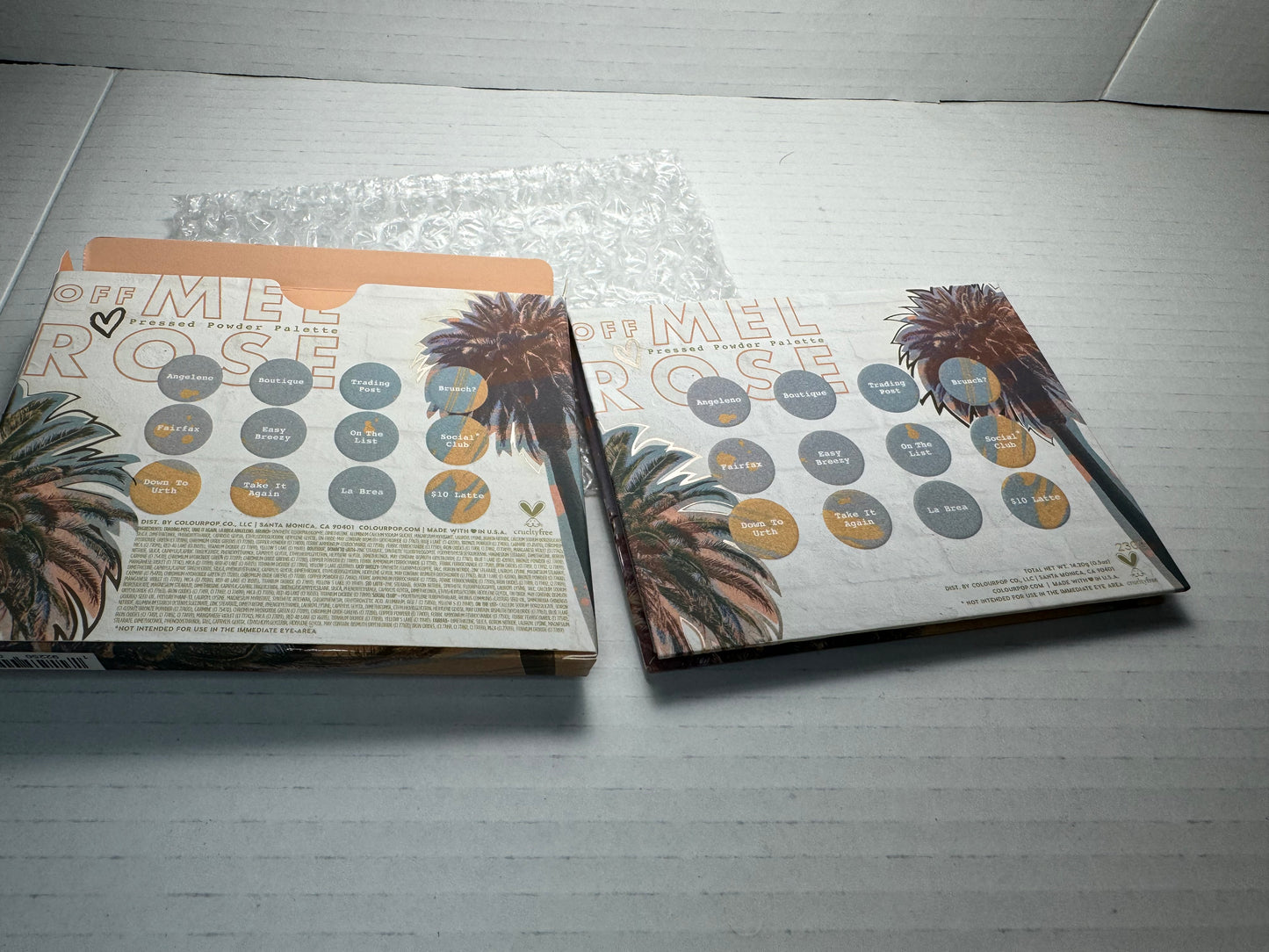 Colourpop Off Melrose Shadow Palette