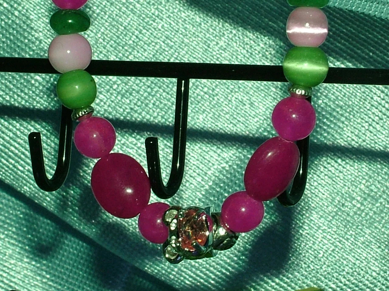 8 1/2" Long Plum Quartz Bracelet