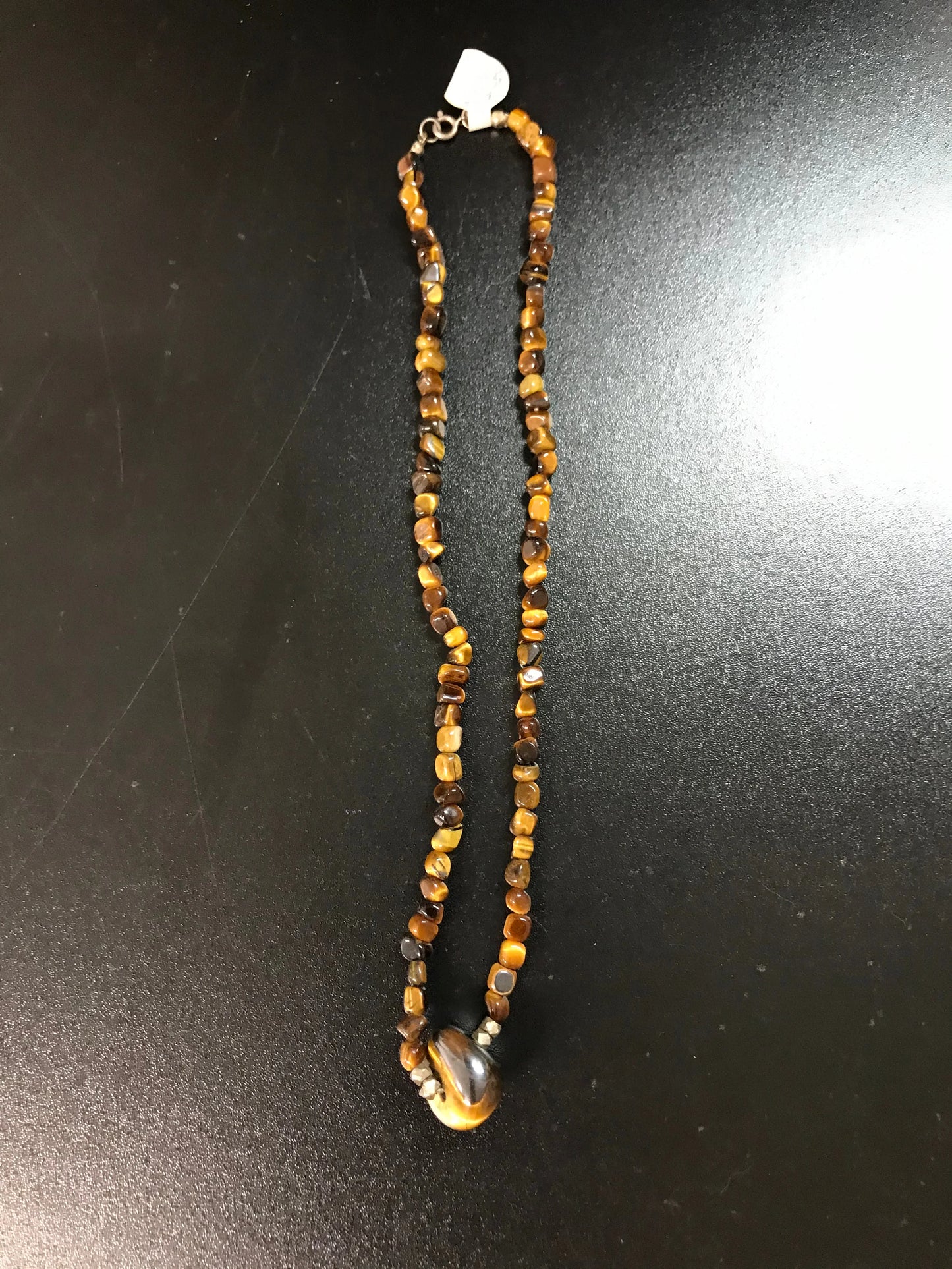 17" Tigerseye Beaded Necklace