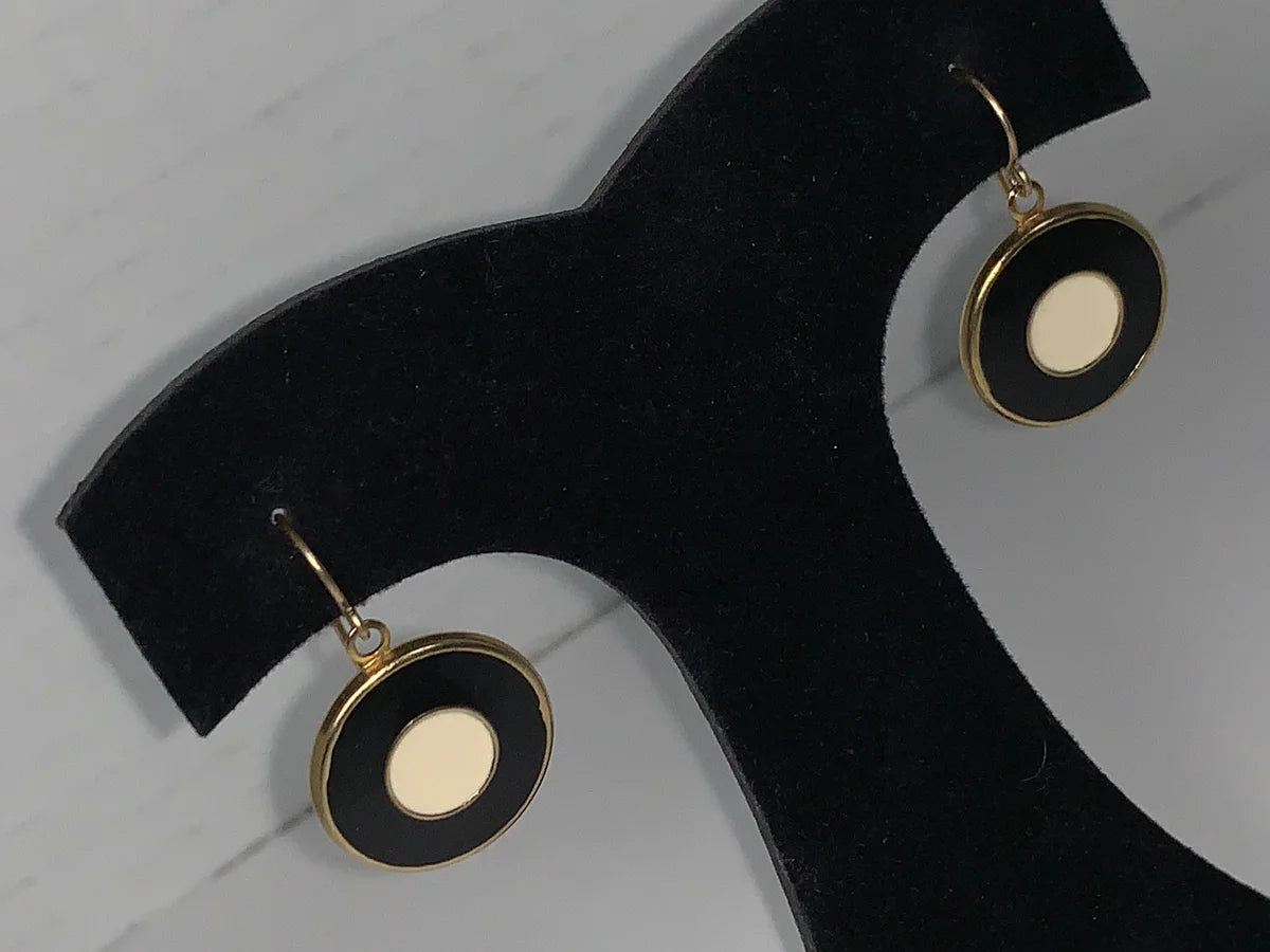 1/20 14Kt Gold Dangle Earrings
