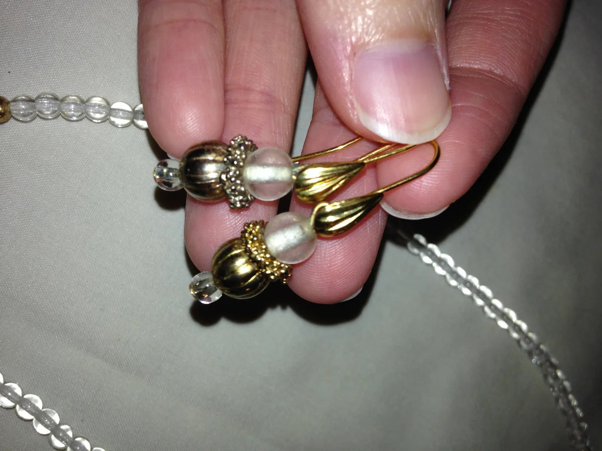 14 3/4" Necklace With Matching Earrings