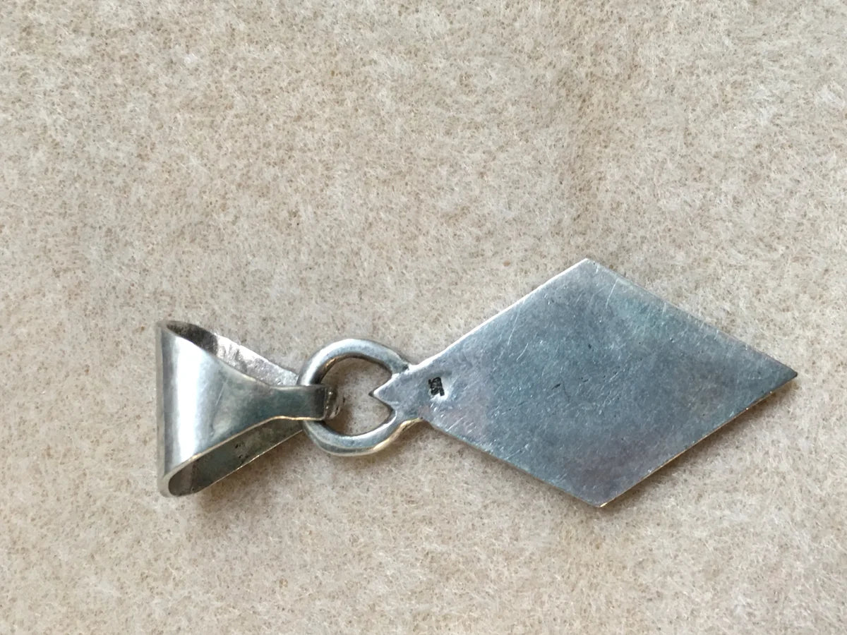 1% Er Motorcycle Sterling Silver Pendant