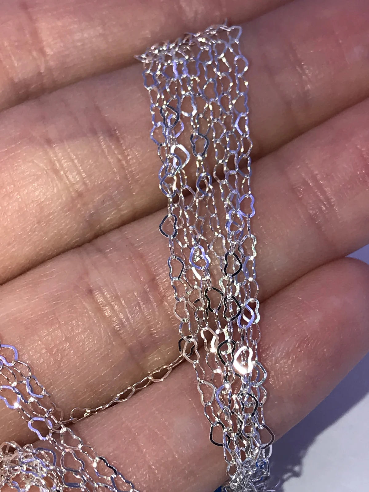 1.9mm Flat Heart Link Chain