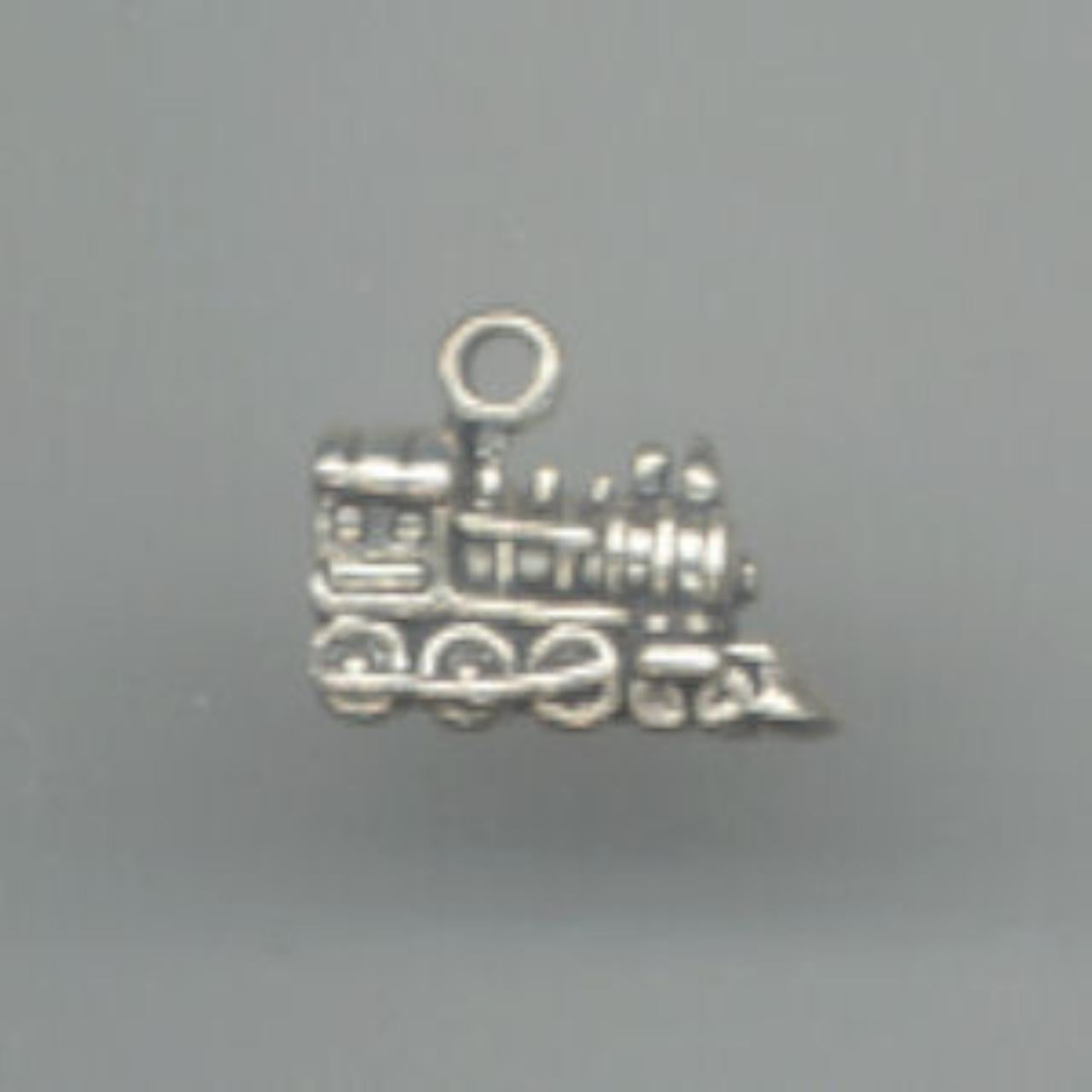 Sterling Silver Train Pendant