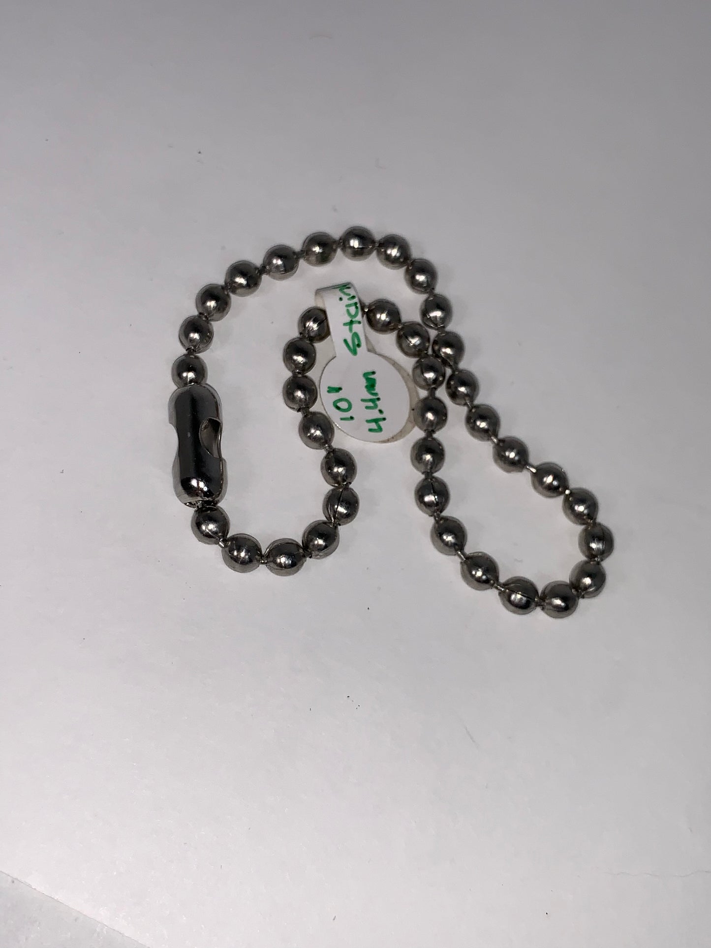 10" 4.4mm Ball Chain Bracelet