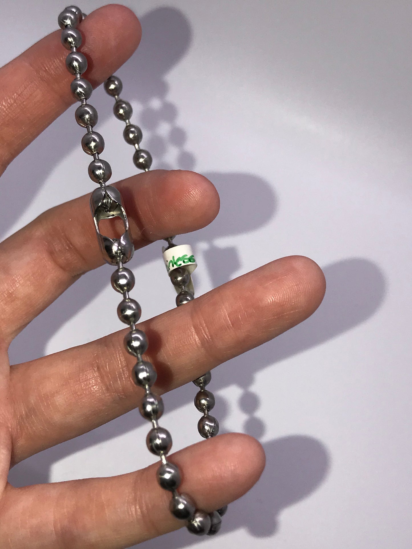 10" 4.4mm Ball Chain Bracelet
