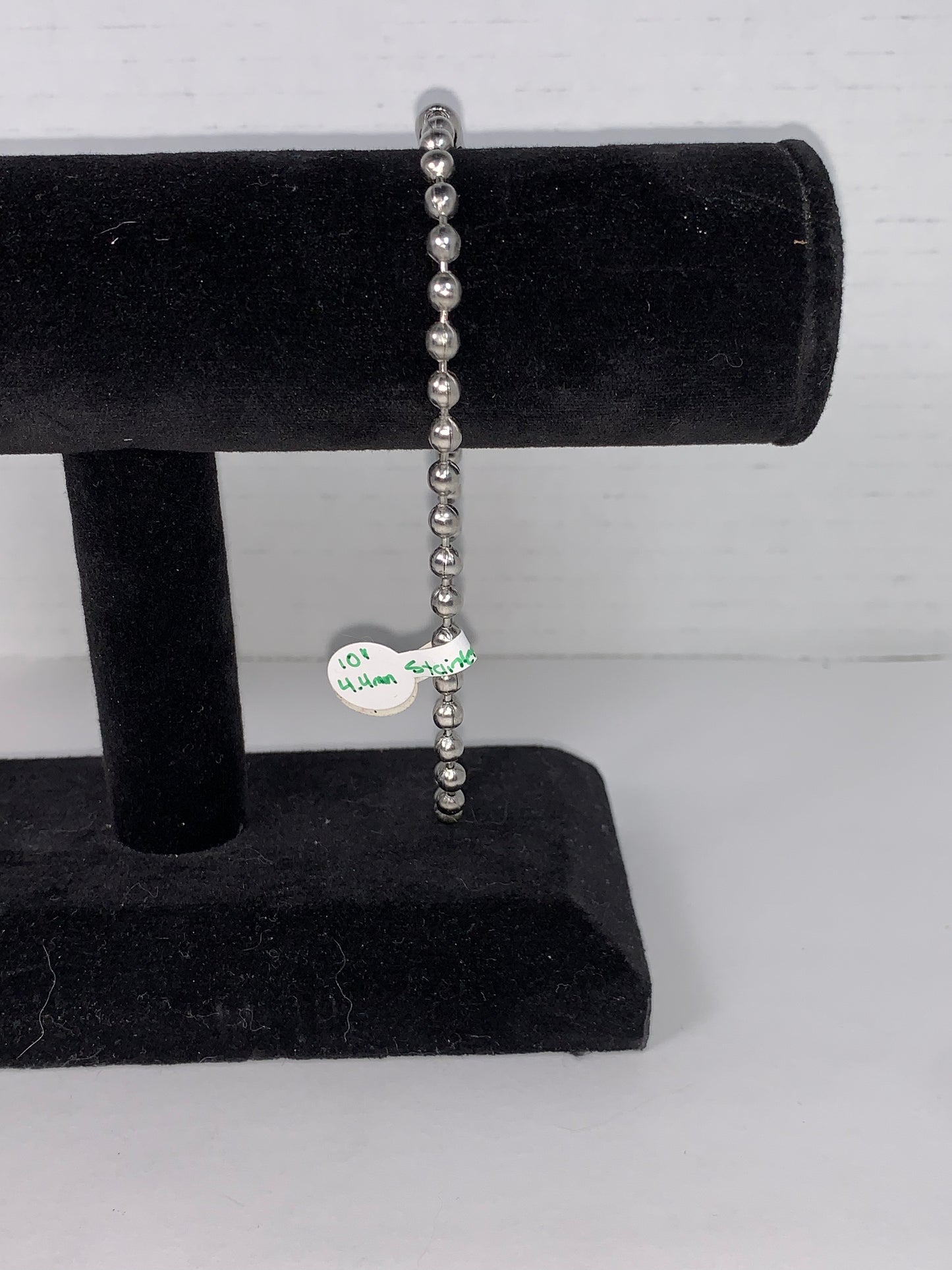 10" 4.4mm Ball Chain Bracelet