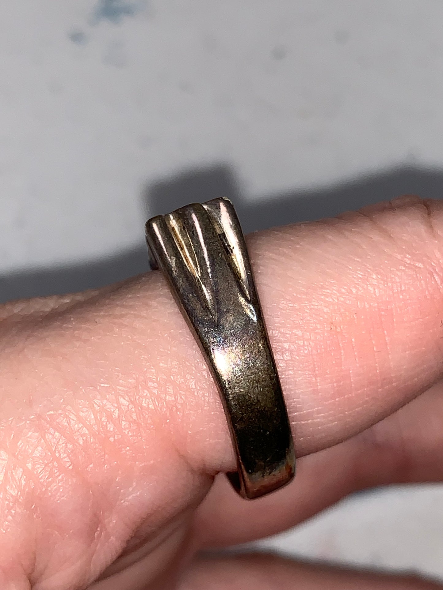 Sterling Silver Frank Personalized Name Ring Size 10 1/2