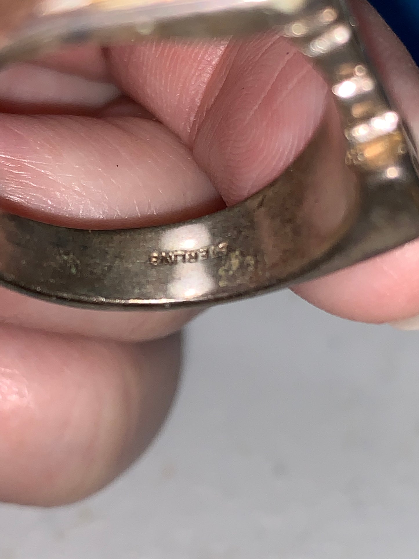Sterling Silver Frank Personalized Name Ring Size 10 1/2