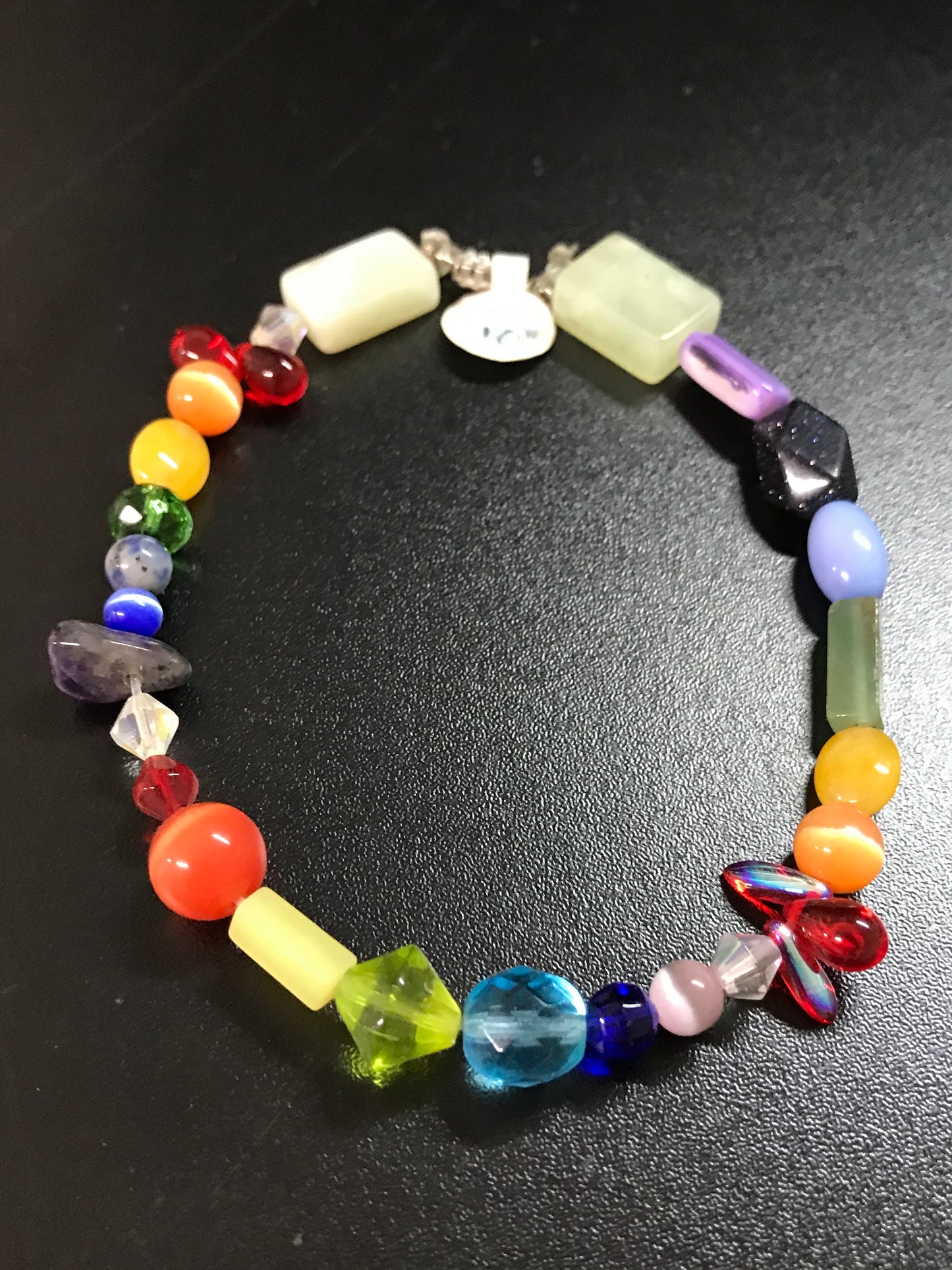 10" Chakra Multi-Stone Anklet