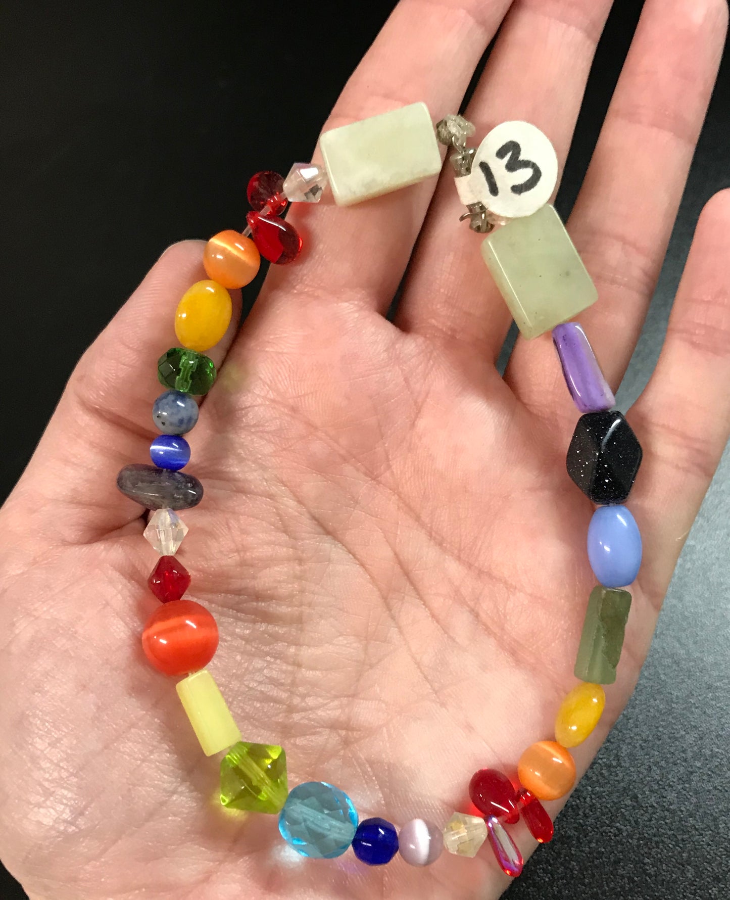10" Chakra Multi-Stone Anklet