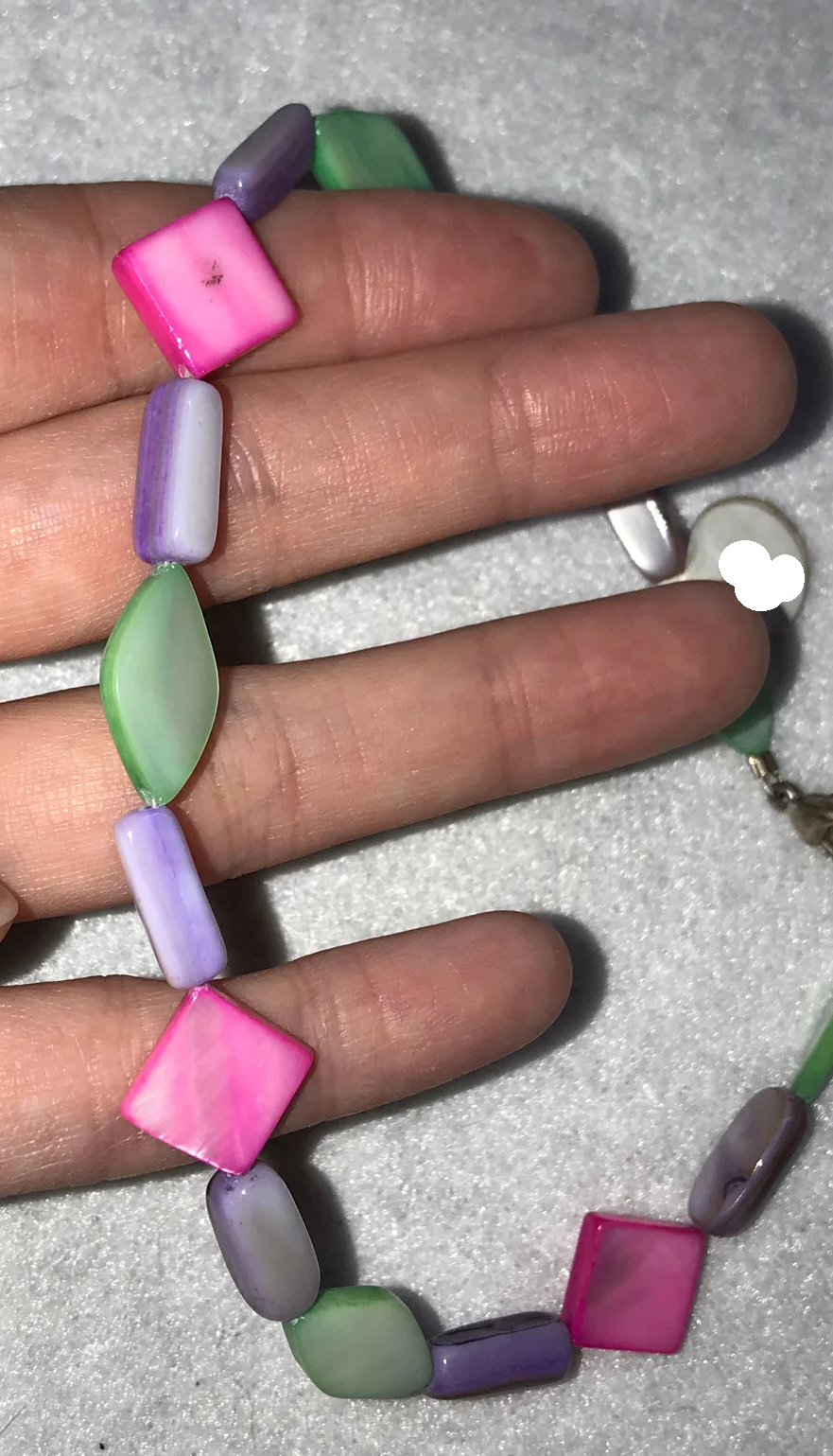 11" Mother of Pearl Anklet