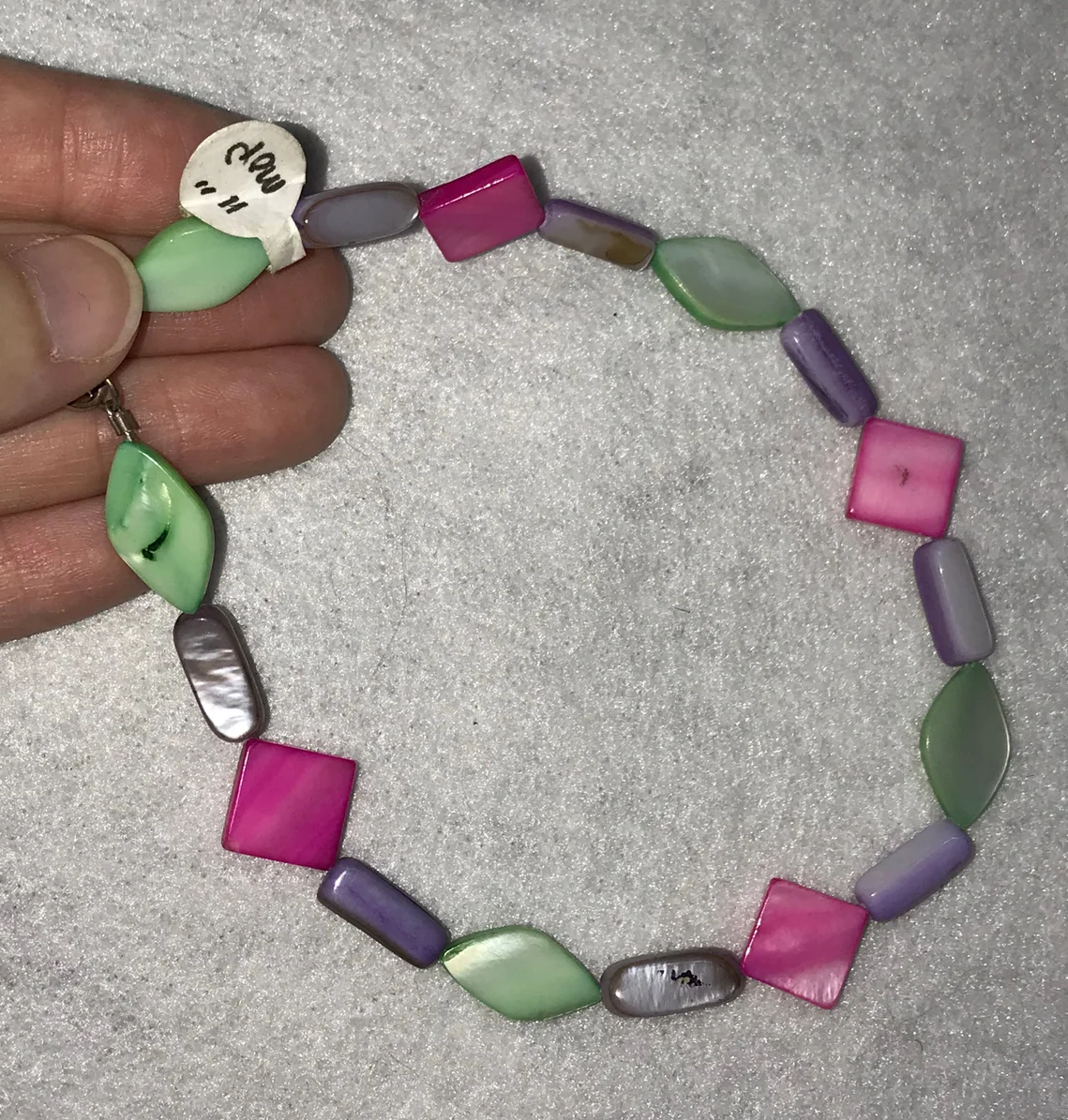 11" Mother of Pearl Anklet