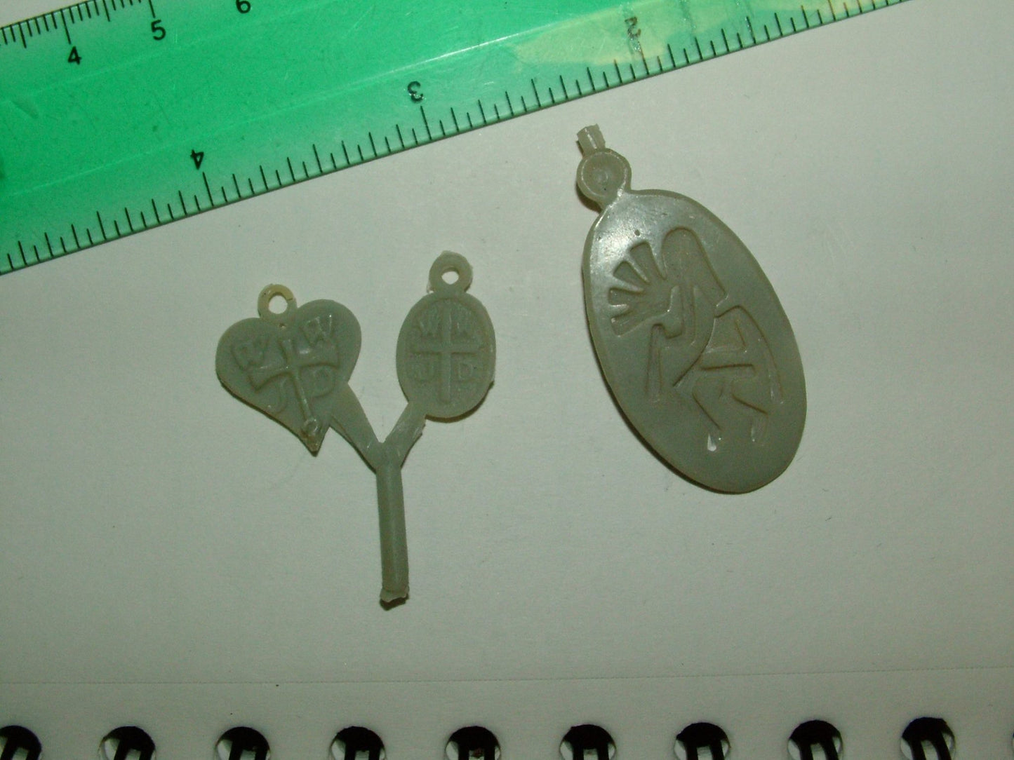 Sterling Silver What Would Jesus Do Heart And Cross Pendant