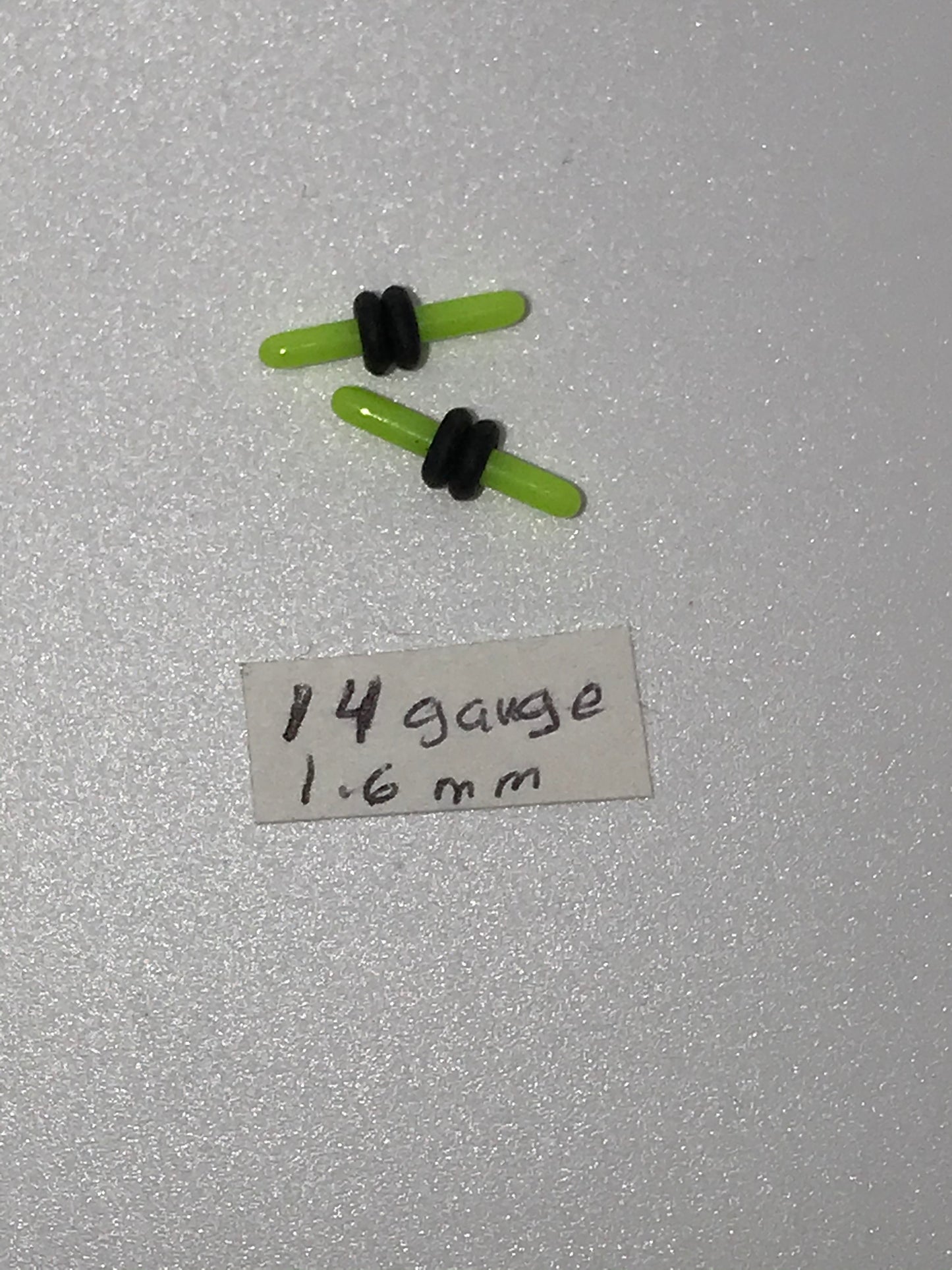 14 UV Acrylic Gauge Plugs